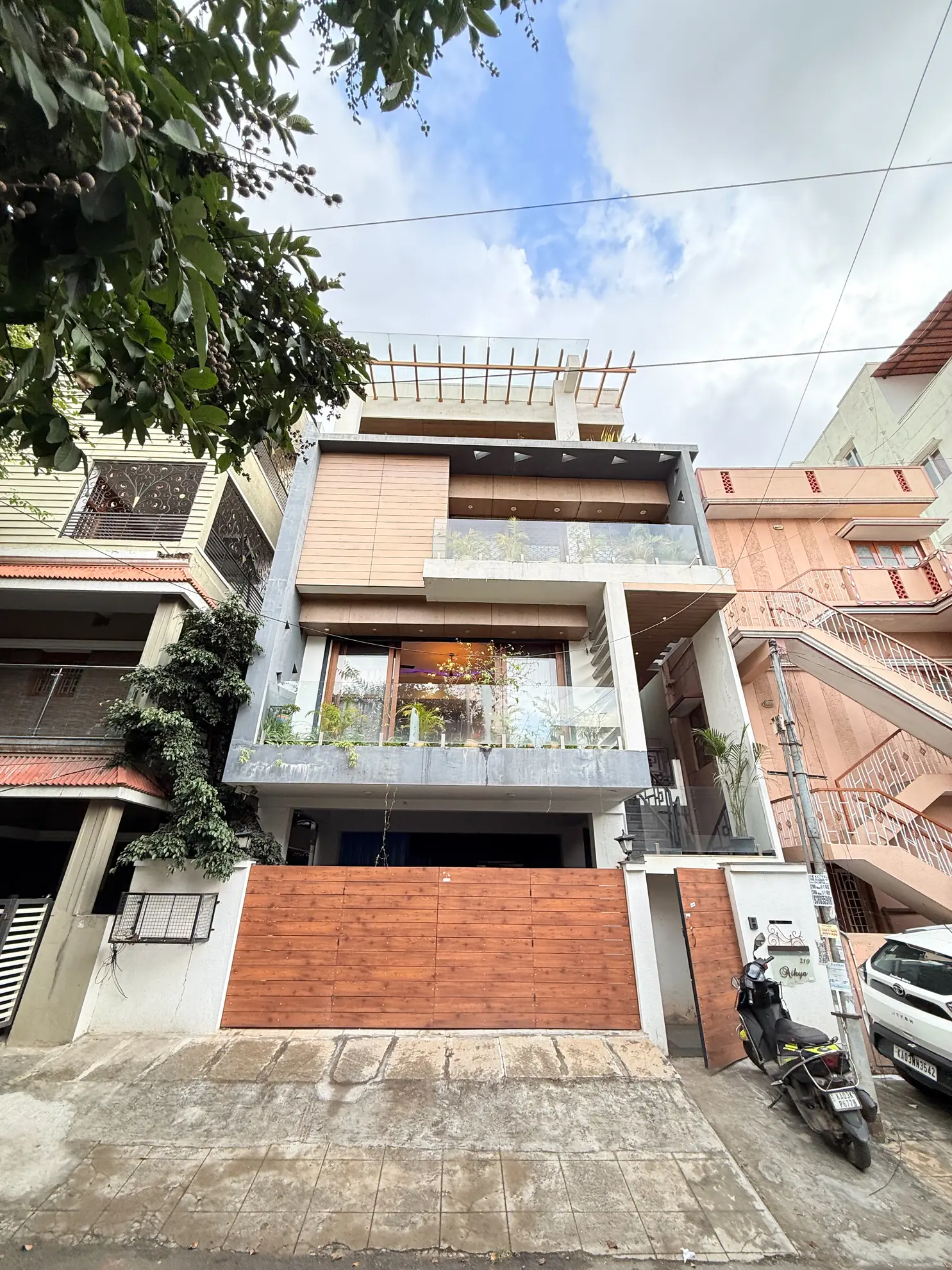 Entrance and Parking