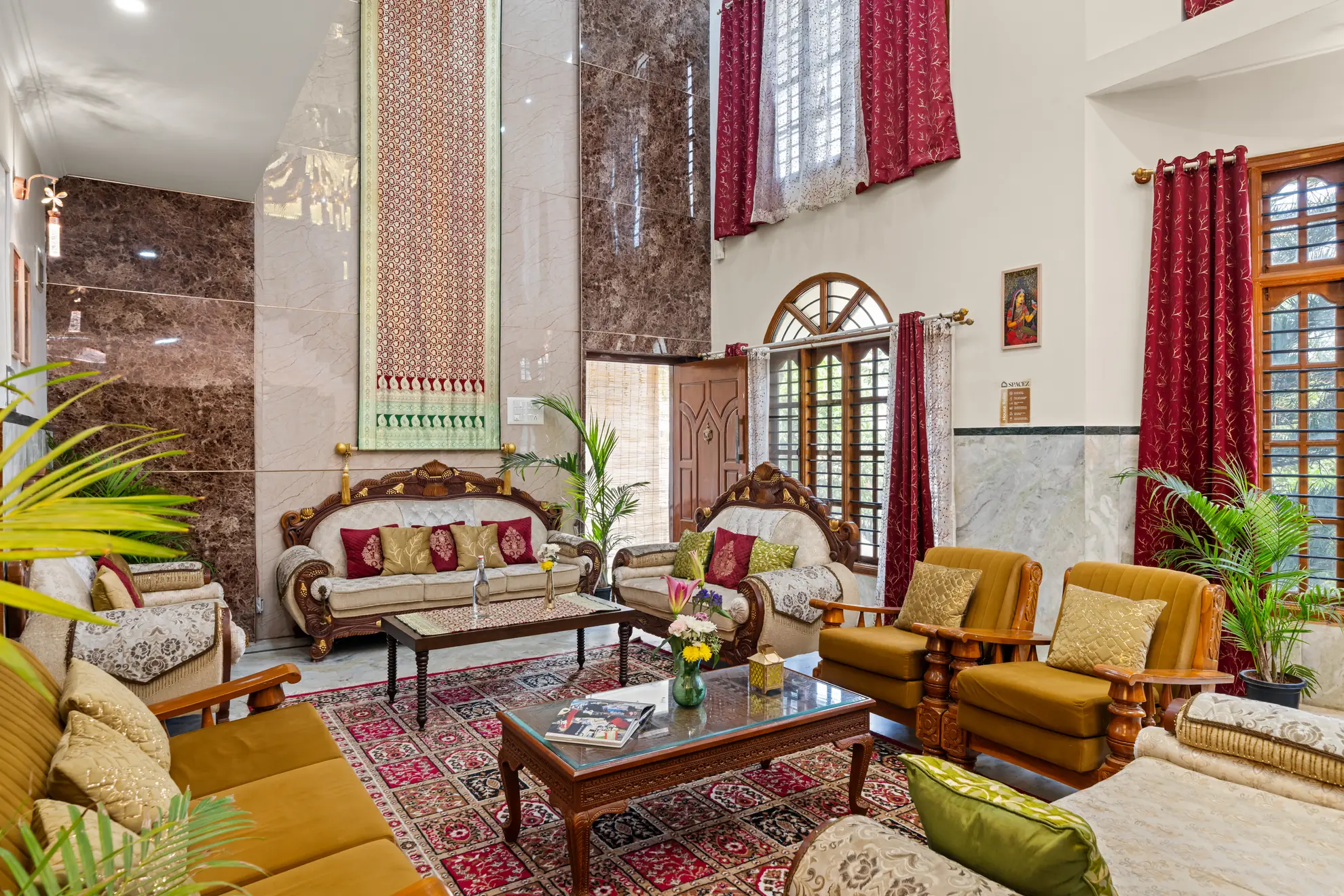 Living Area at Lucent Luxe, Bengaluru