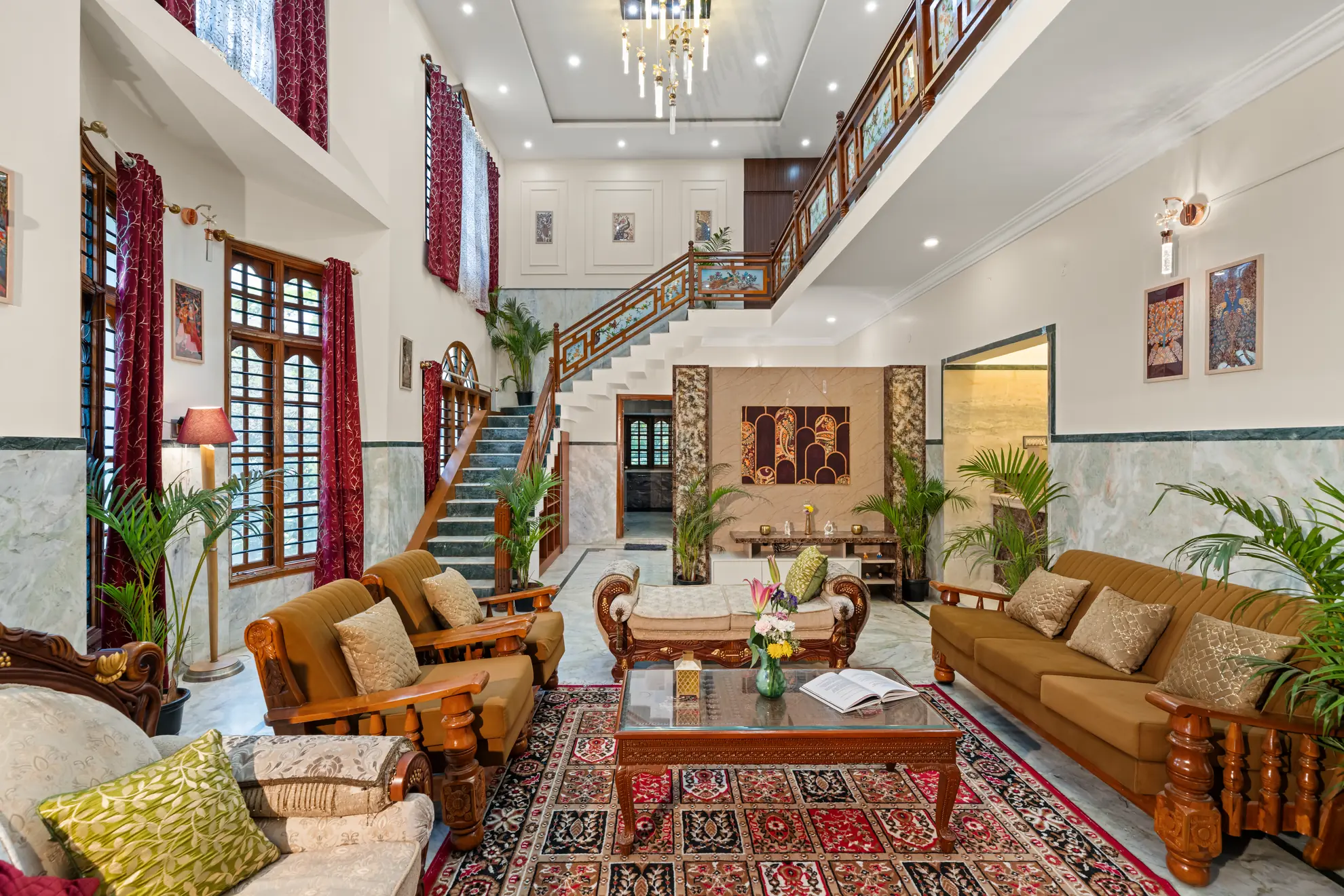 Living Area 2 at Lucent Luxe, Bengaluru