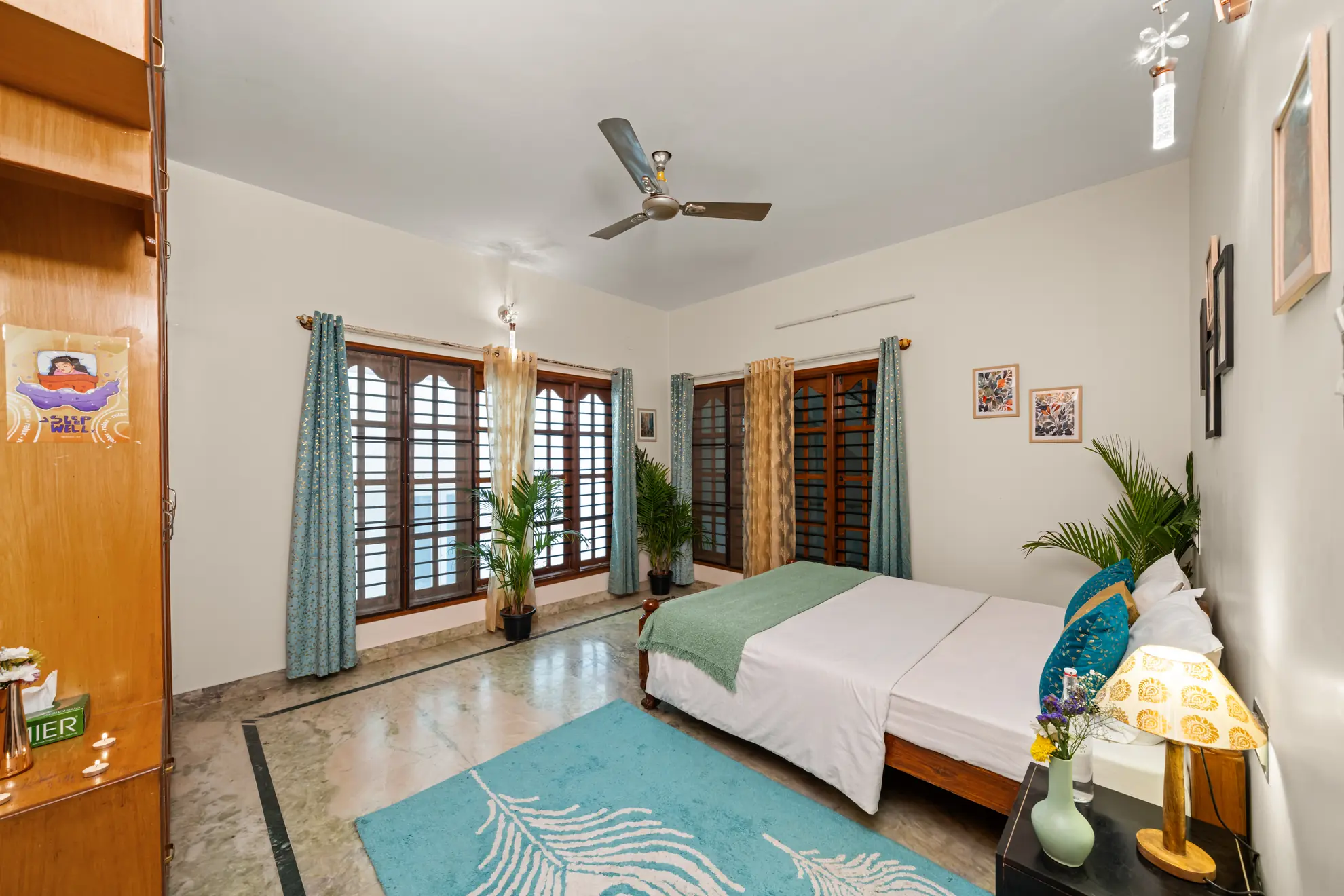 First Bedroom 2 at Lucent Luxe, Bengaluru