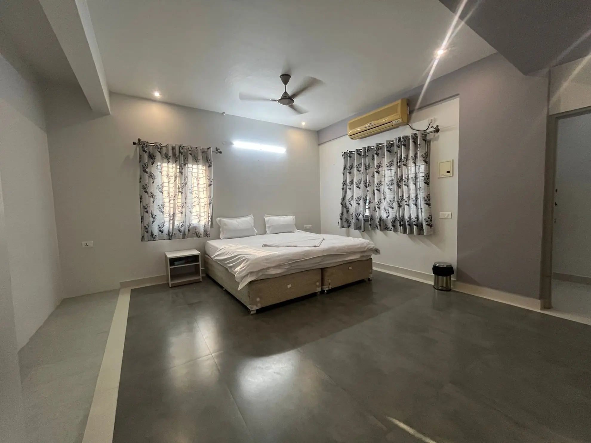 First Bedroom 1 at Serene Springs, Bengaluru