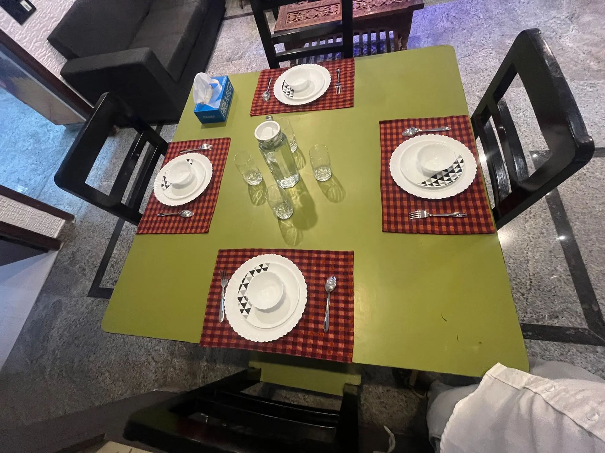 Dining Area at Serene Springs, Bengaluru