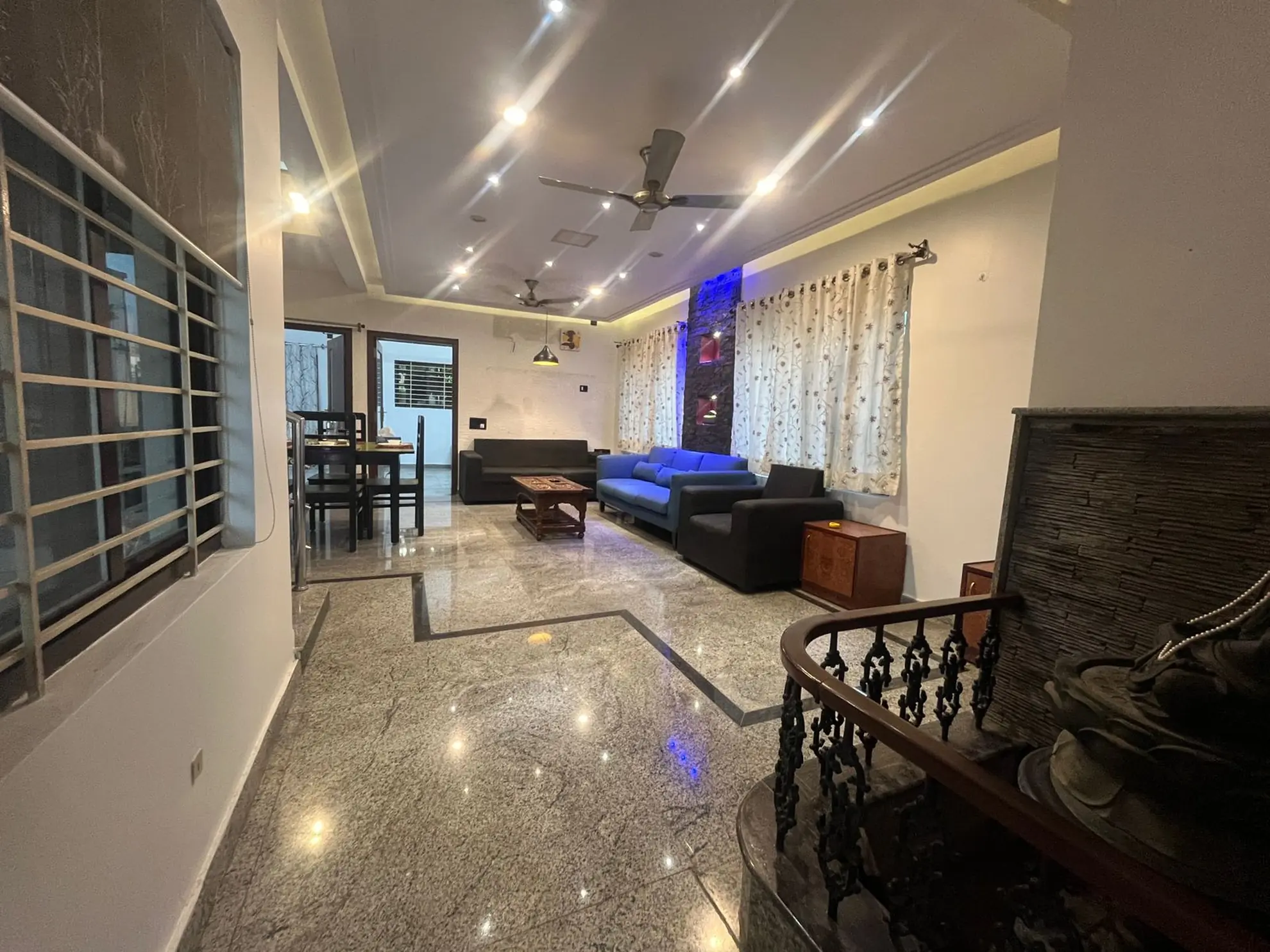 Living Area 4 at Serene Springs, Bengaluru