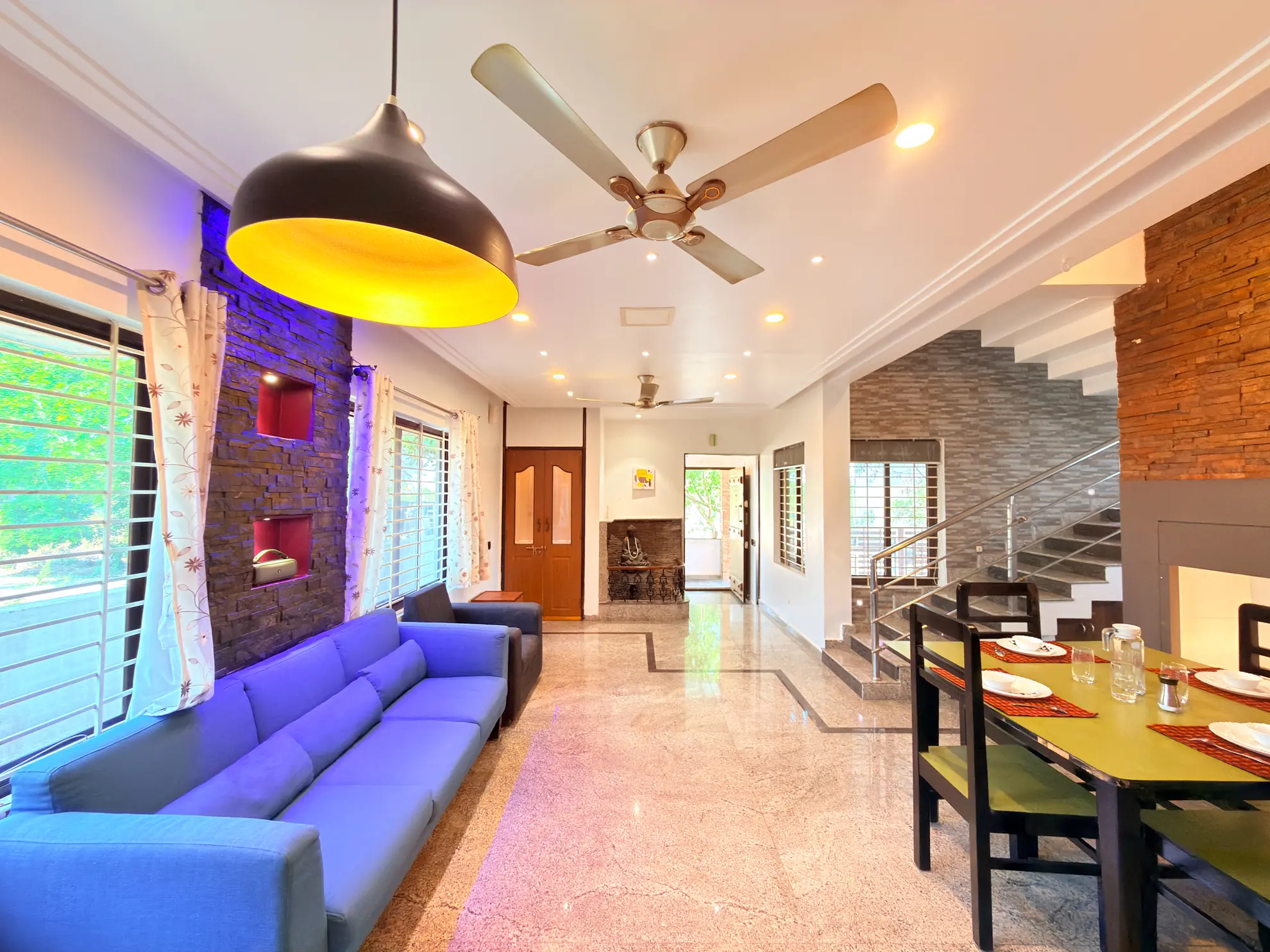Living Area 7 at Serene Springs, Bengaluru