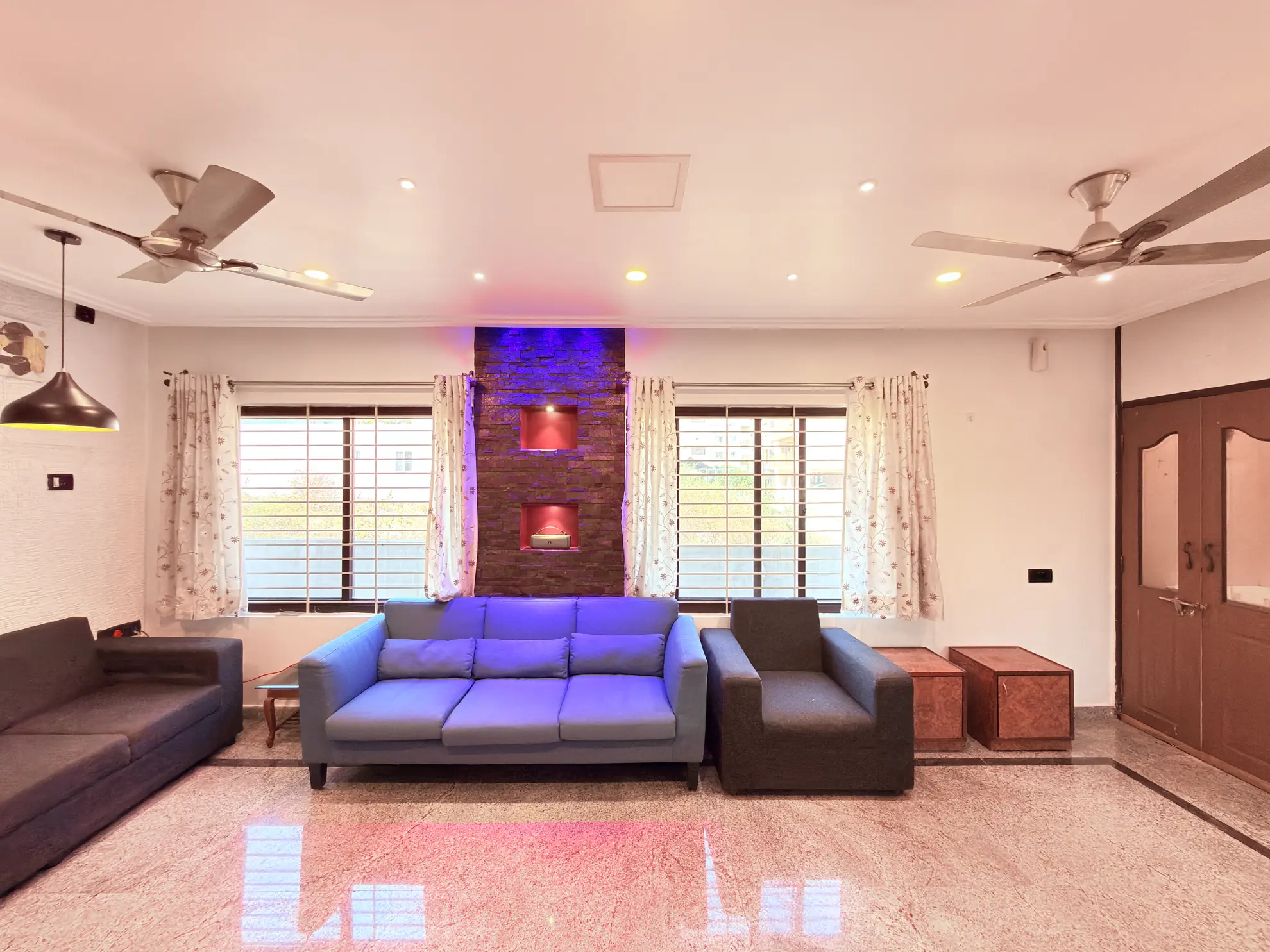 Living Area 4 at Serene Springs, Bengaluru
