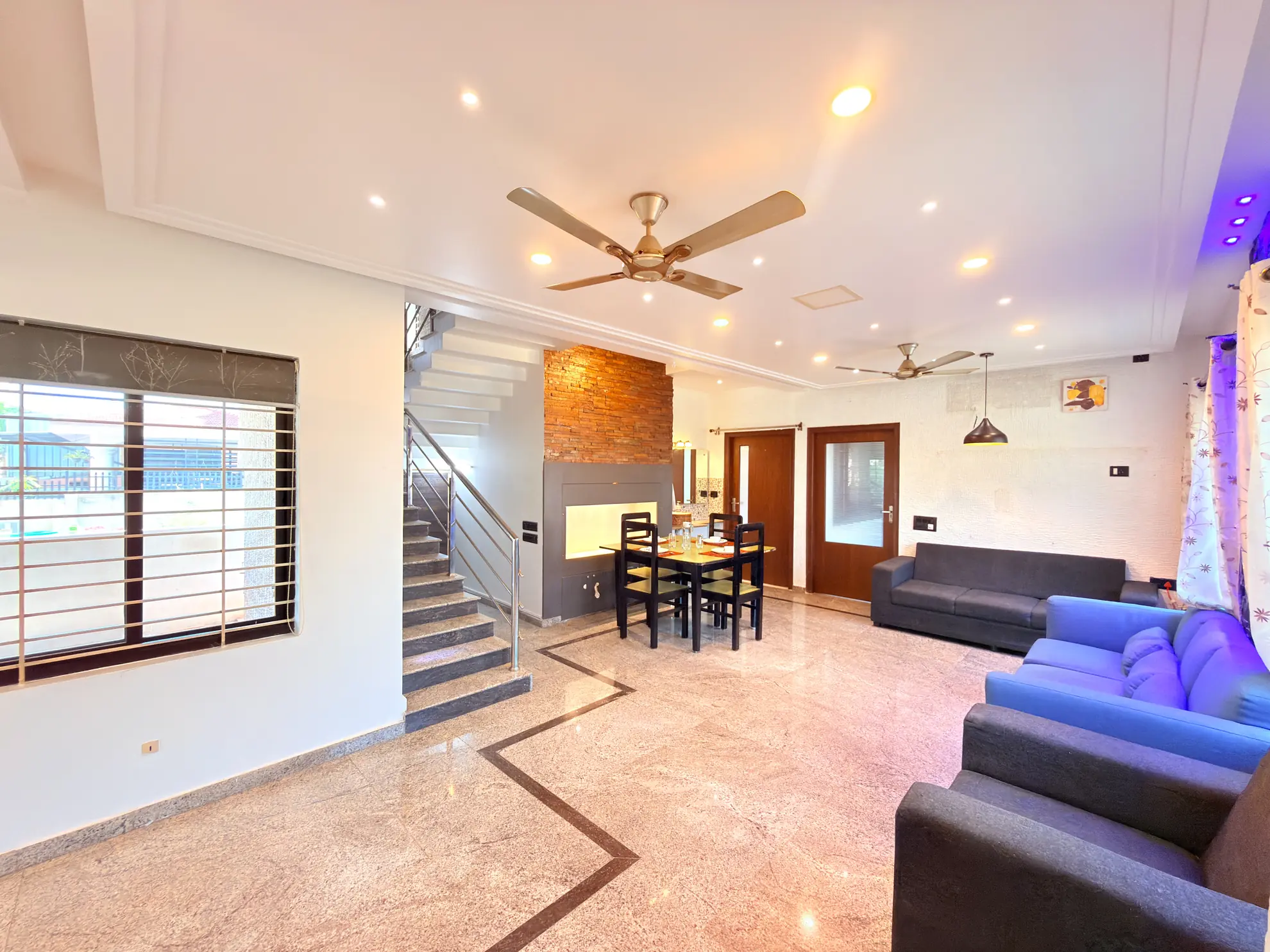 Living Area 3 at Serene Springs, Bengaluru