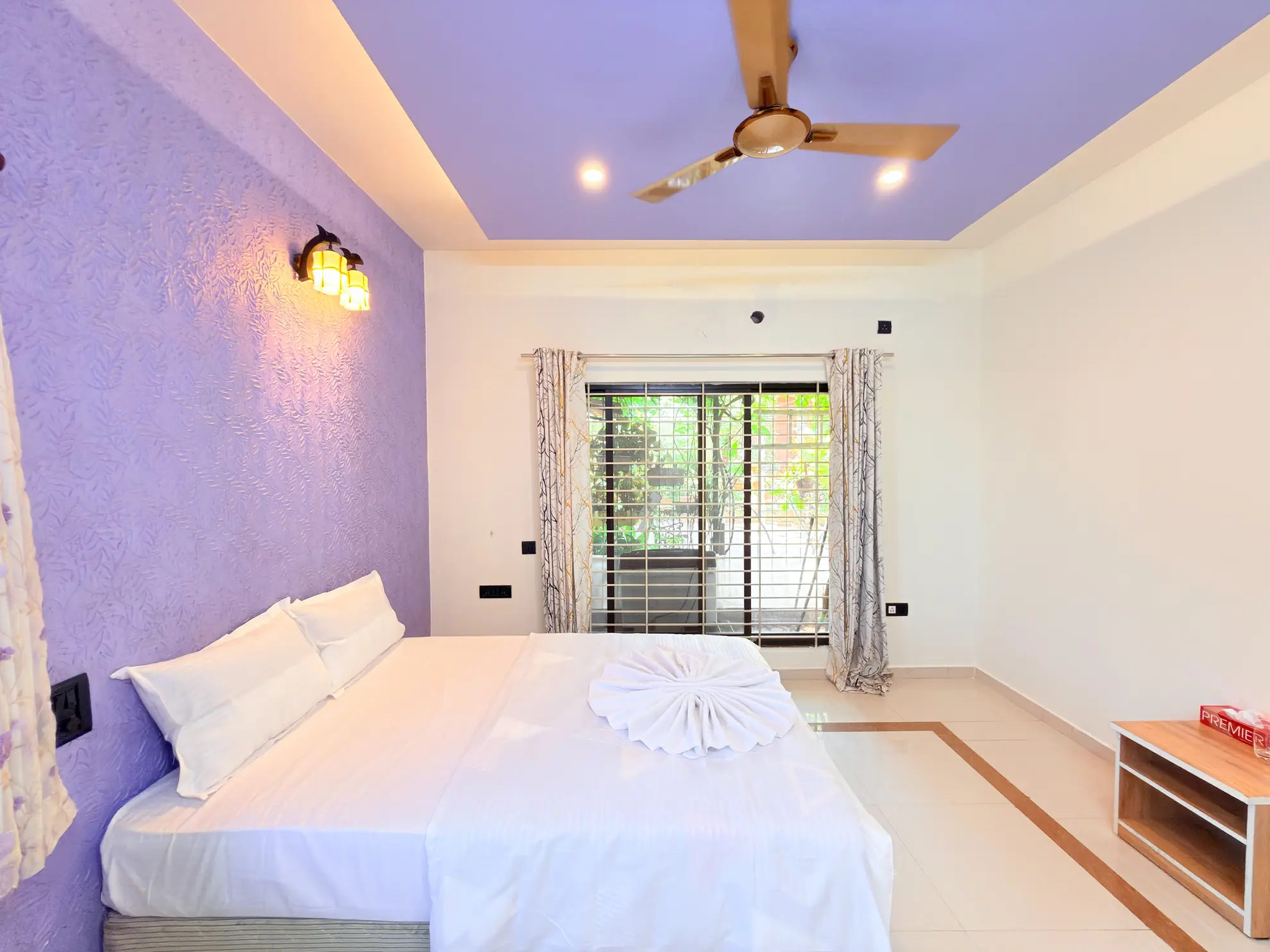 First Bedroom 5 at Serene Springs, Bengaluru