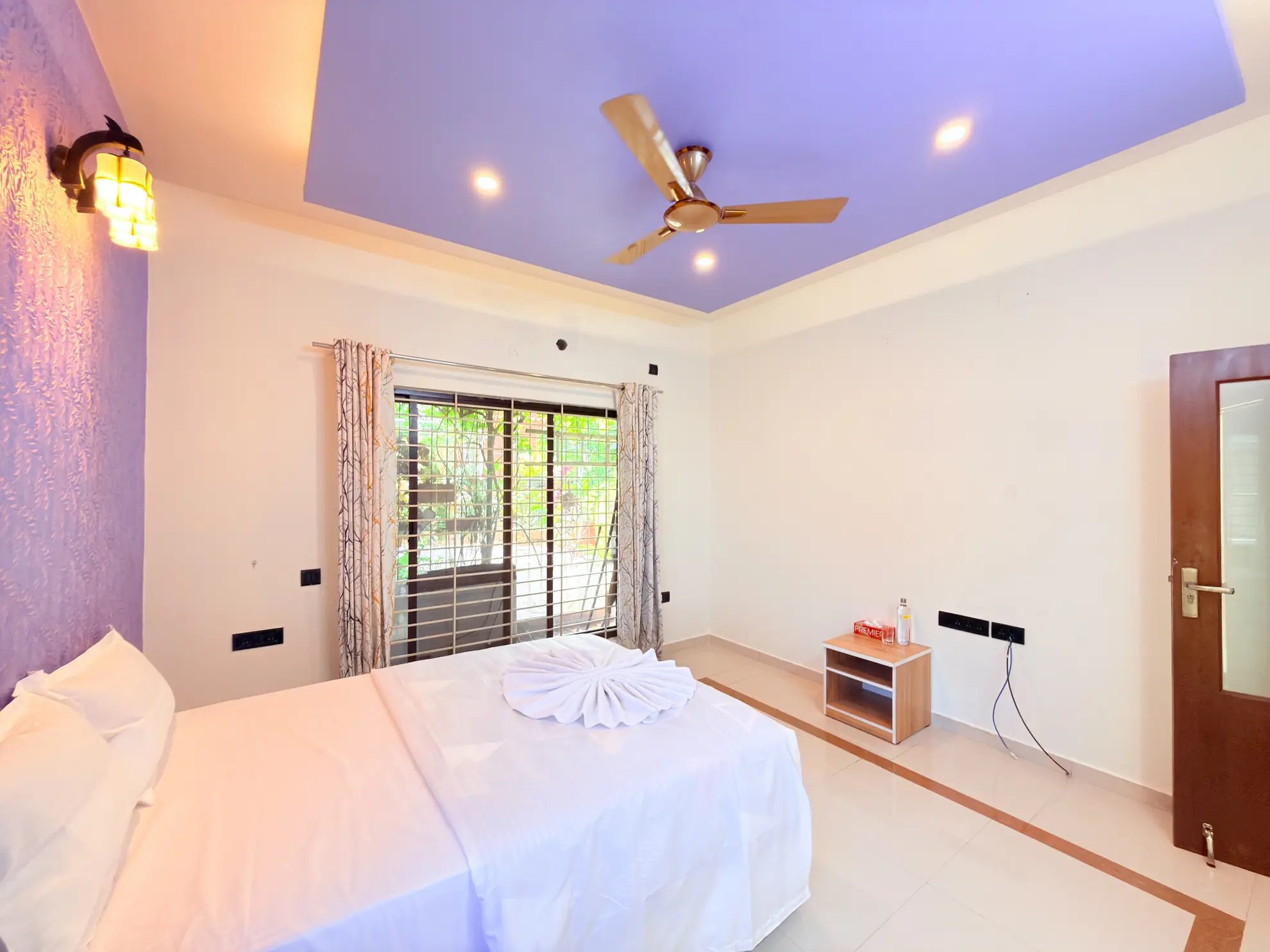 First Bedroom 6 at Serene Springs, Bengaluru