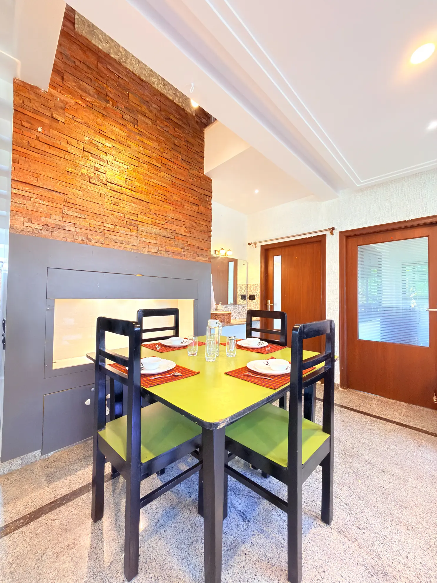 Dining Area 3 at Serene Springs, Bengaluru