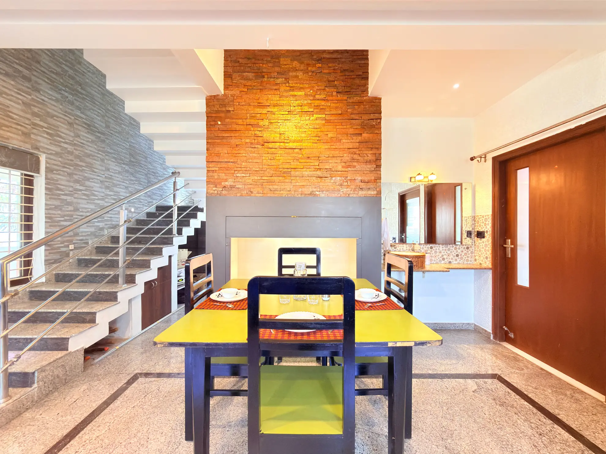 Dining Area 2 at Serene Springs, Bengaluru