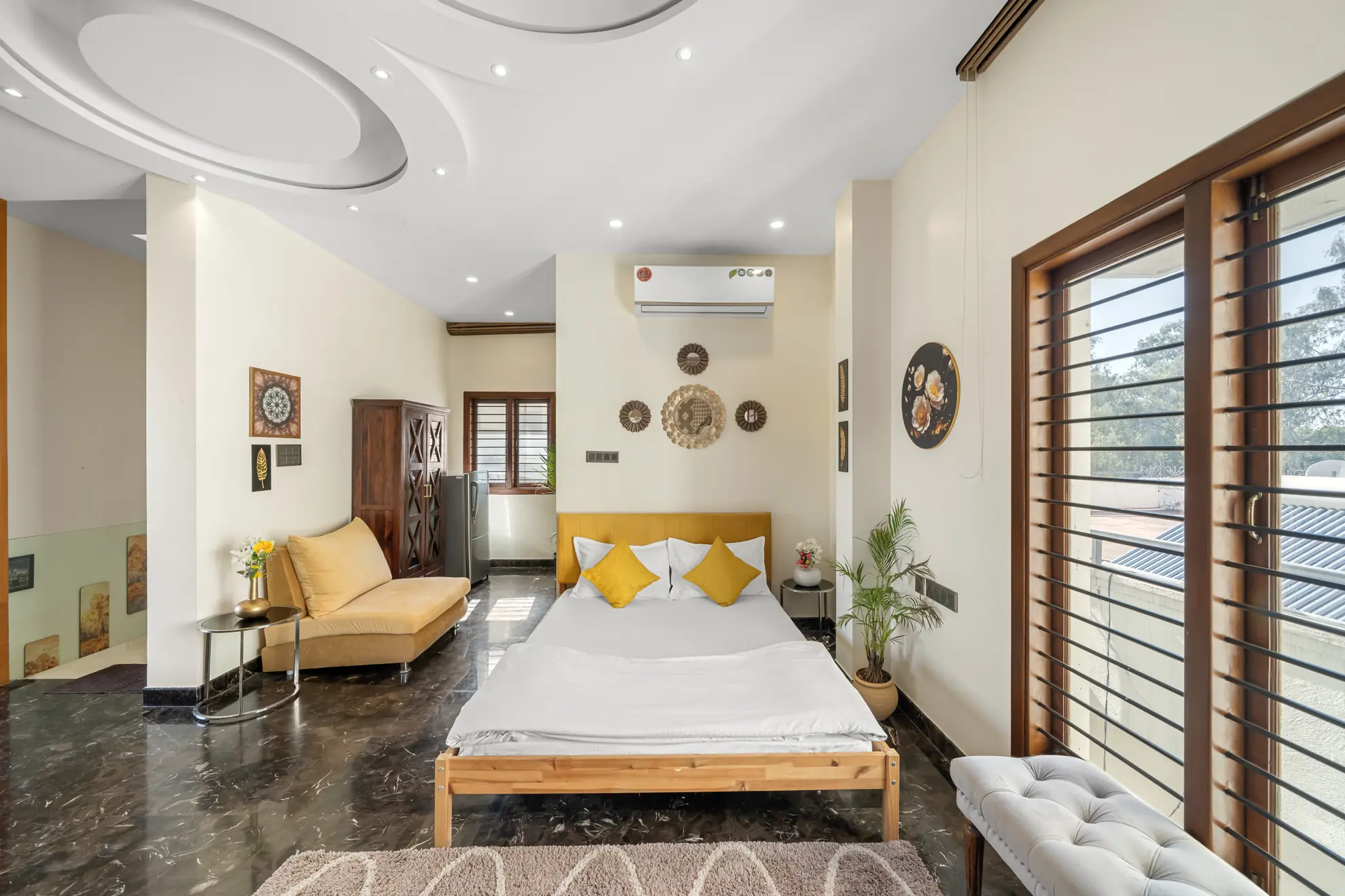 Third Bedroom 3 at Modern Mirage, Bengaluru