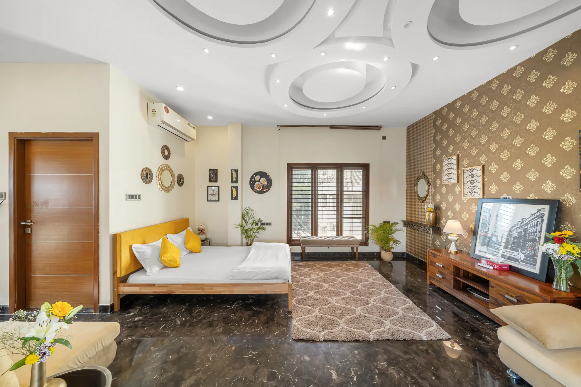 Third Bedroom at Modern Mirage, Bengaluru
