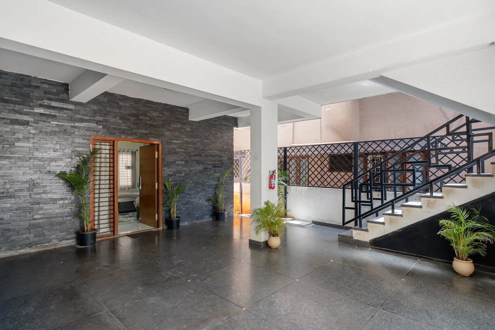 Entrance and Parking 3 at Modern Mirage, Bengaluru