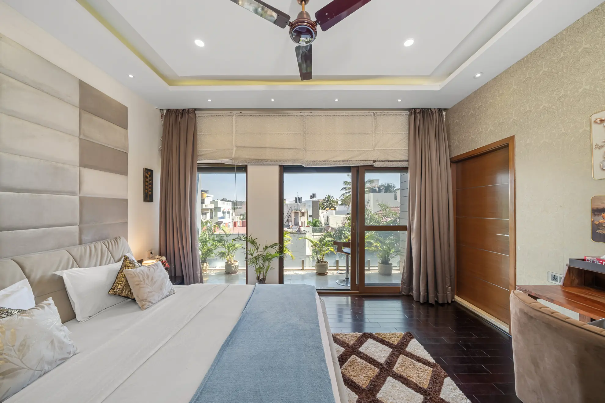 First Bedroom 5 at Modern Mirage, Bengaluru