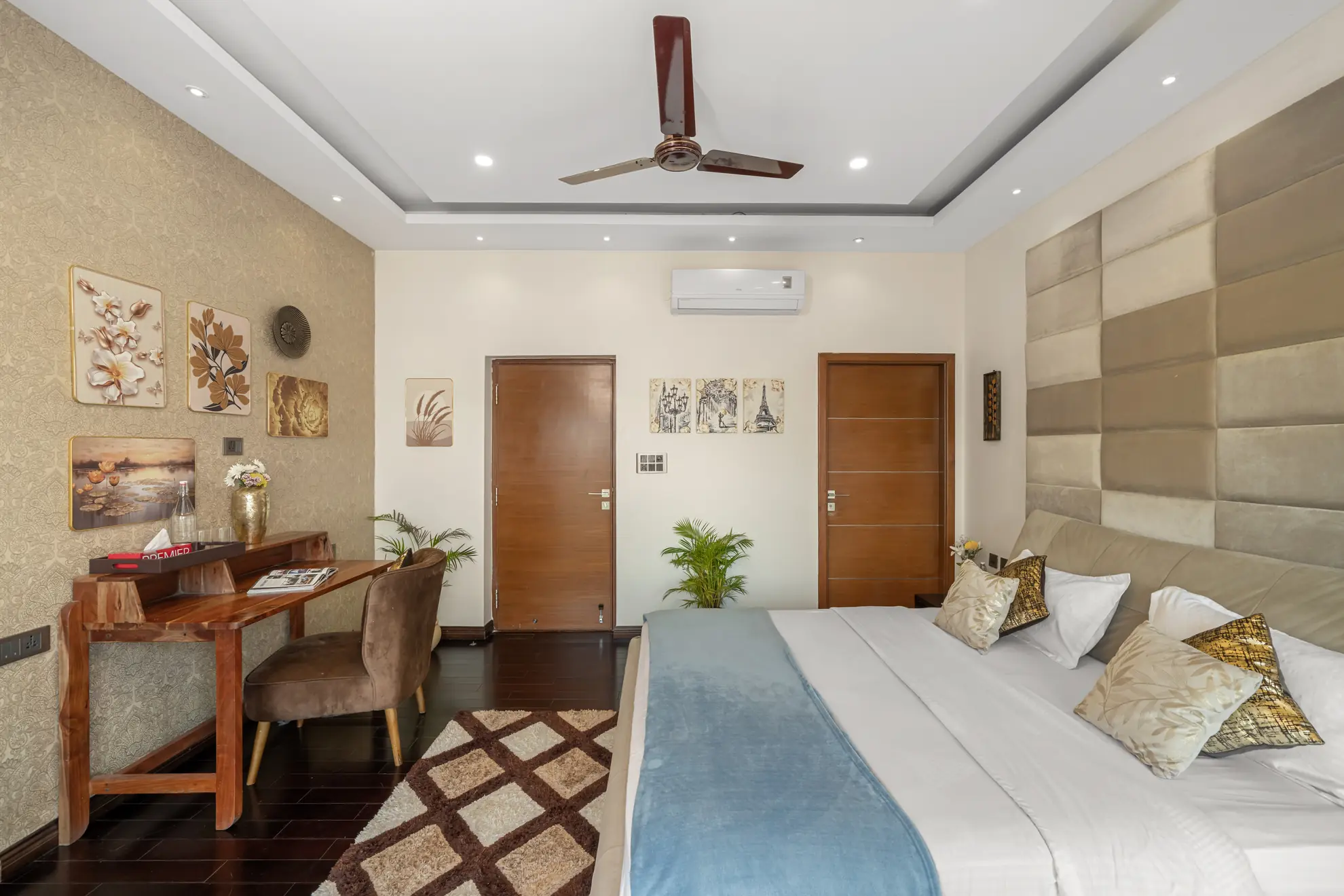 First Bedroom 4 at Modern Mirage, Bengaluru