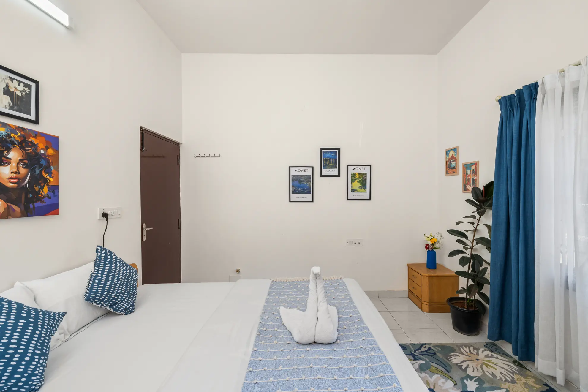 First Bedroom 6 at Mosaic Manor, Bengaluru