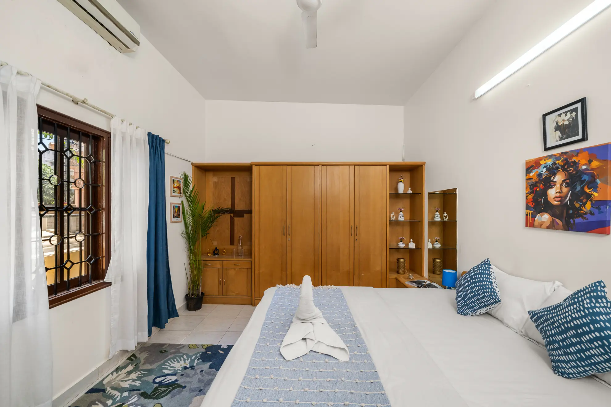 First Bedroom 2 at Mosaic Manor, Bengaluru