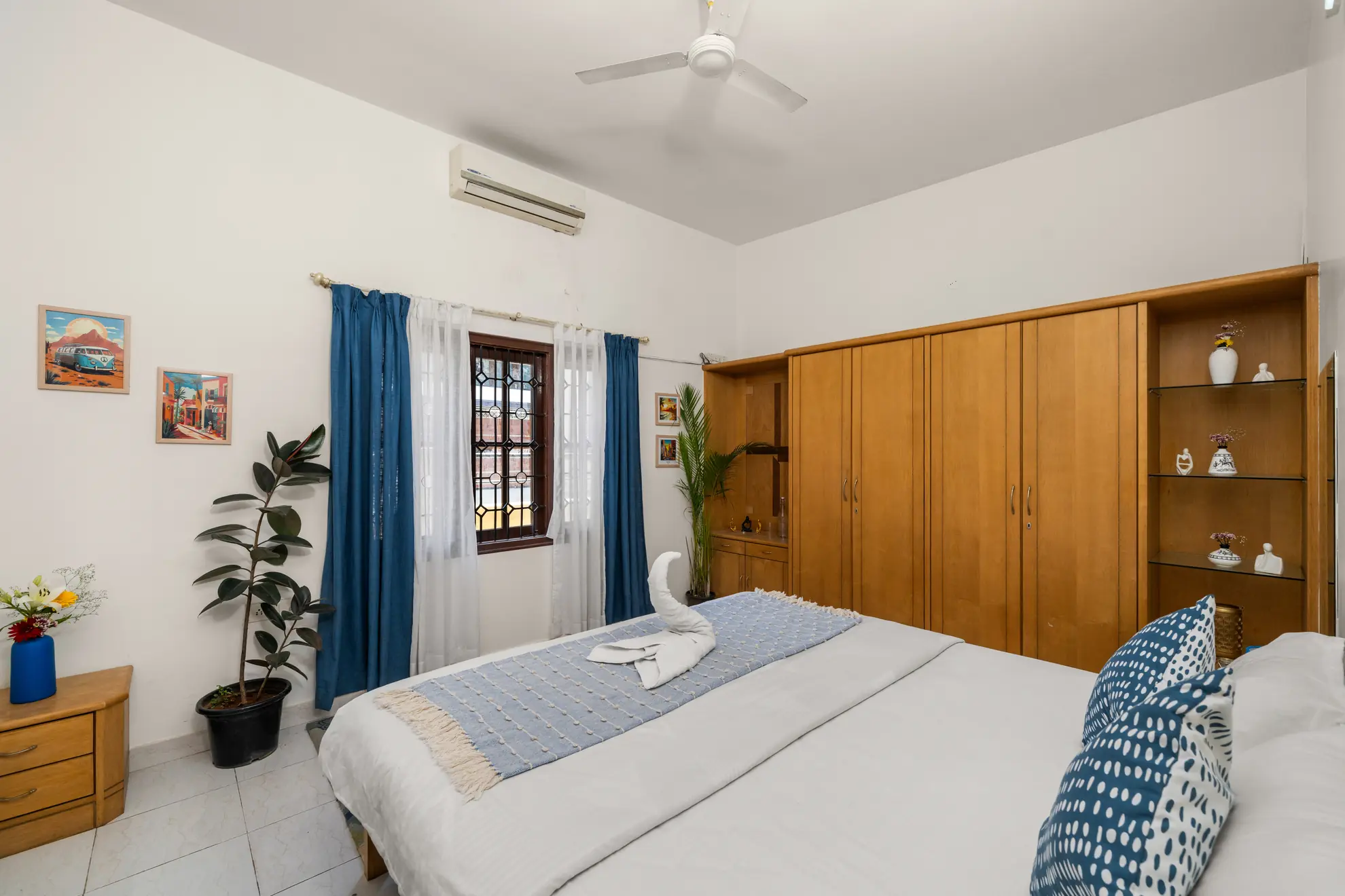 First Bedroom 1 at Mosaic Manor, Bengaluru
