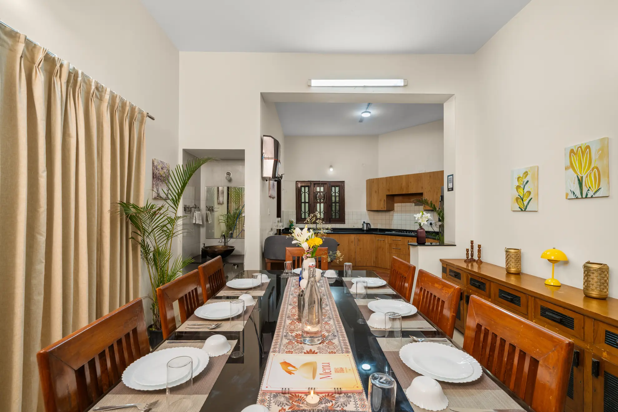 Dining Area 2 at Mosaic Manor, Bengaluru