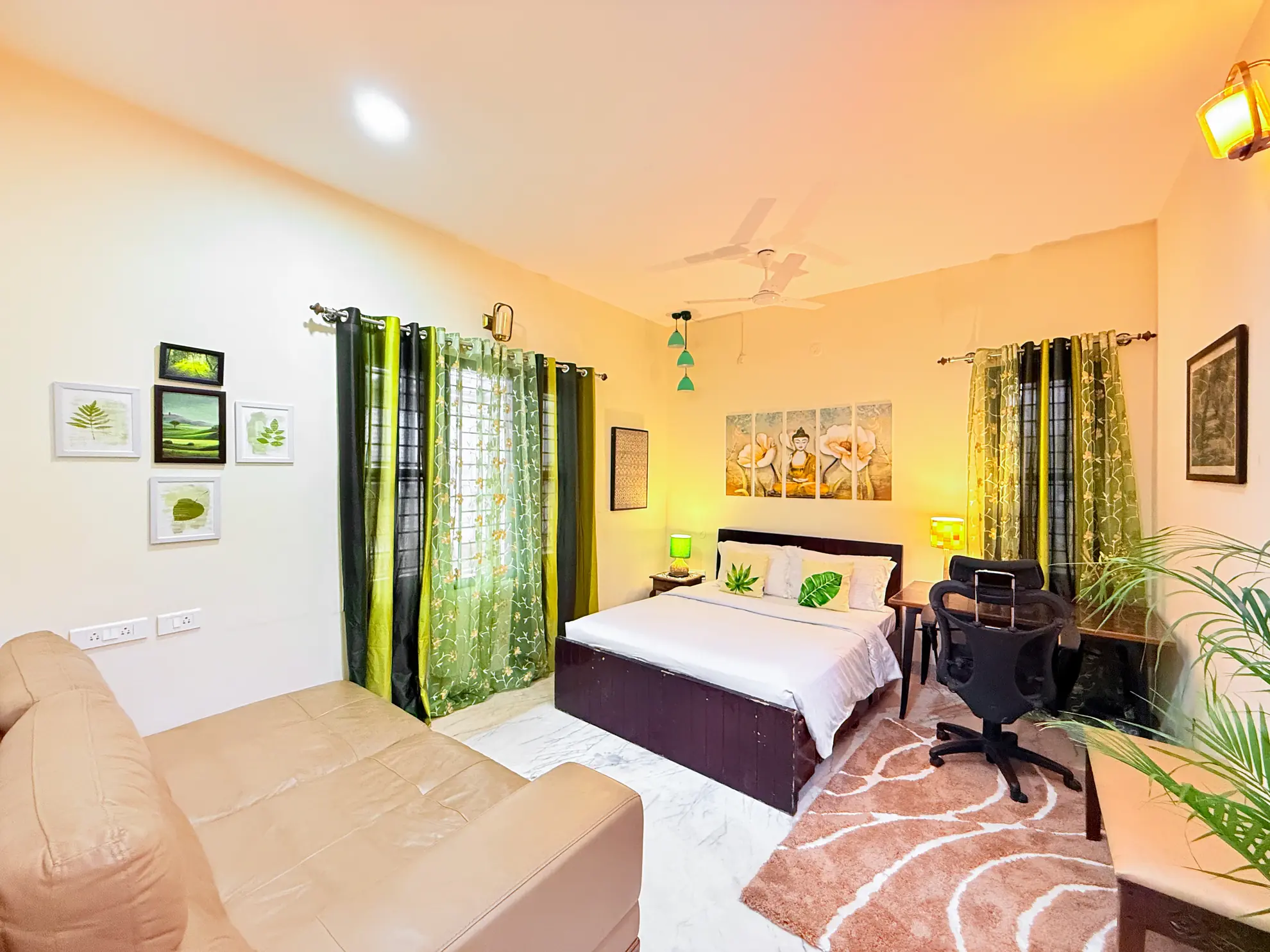 Second Bedroom at Lagoon Luxe, Bengaluru