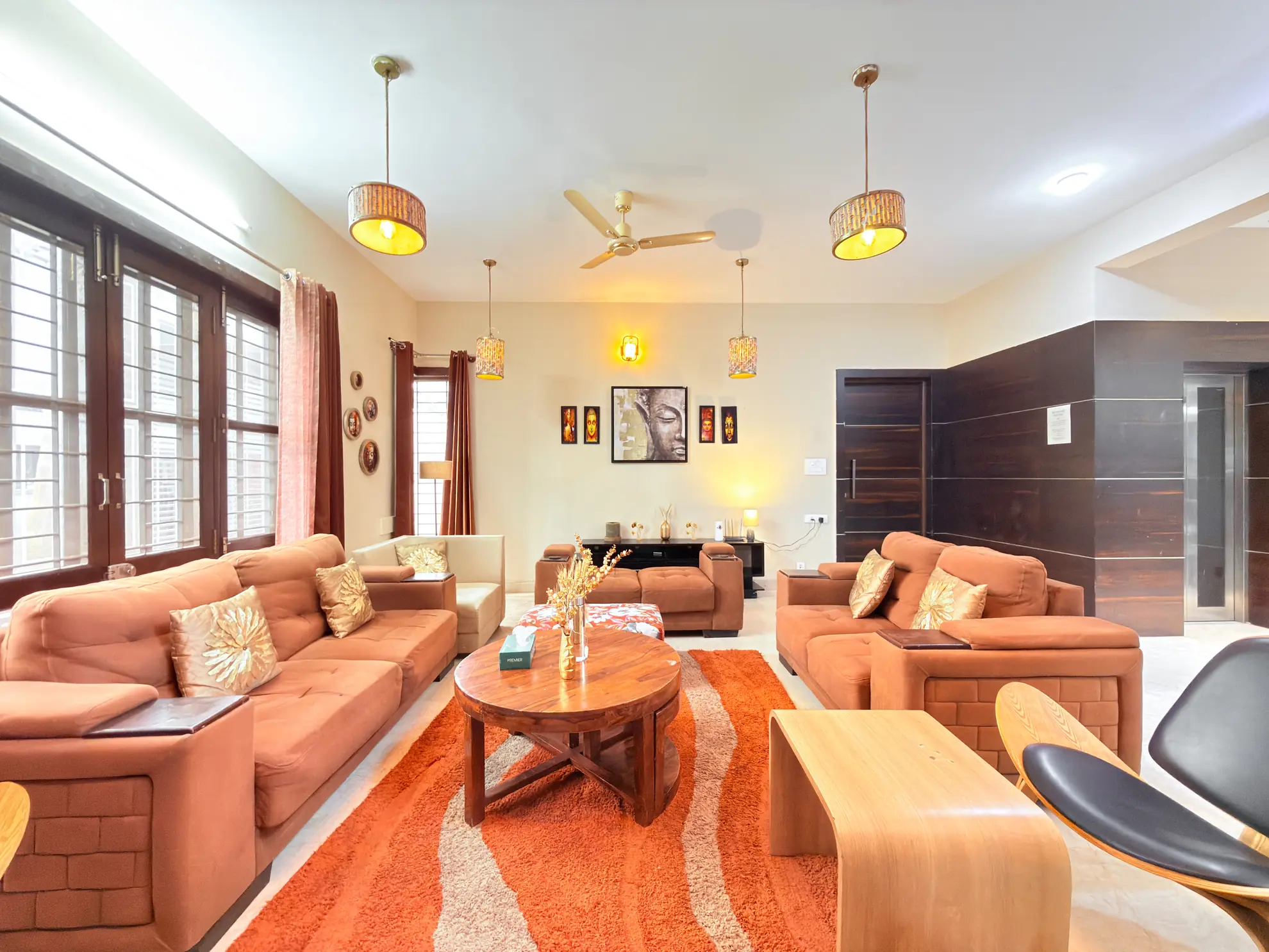 Living Area 9 at Lagoon Luxe, Bengaluru