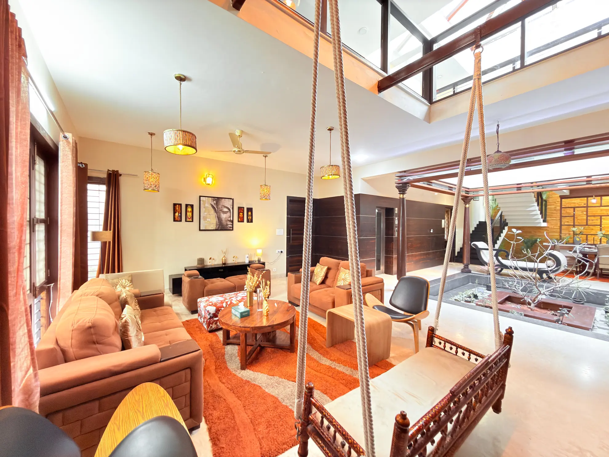 Living Area 8 at Lagoon Luxe, Bengaluru