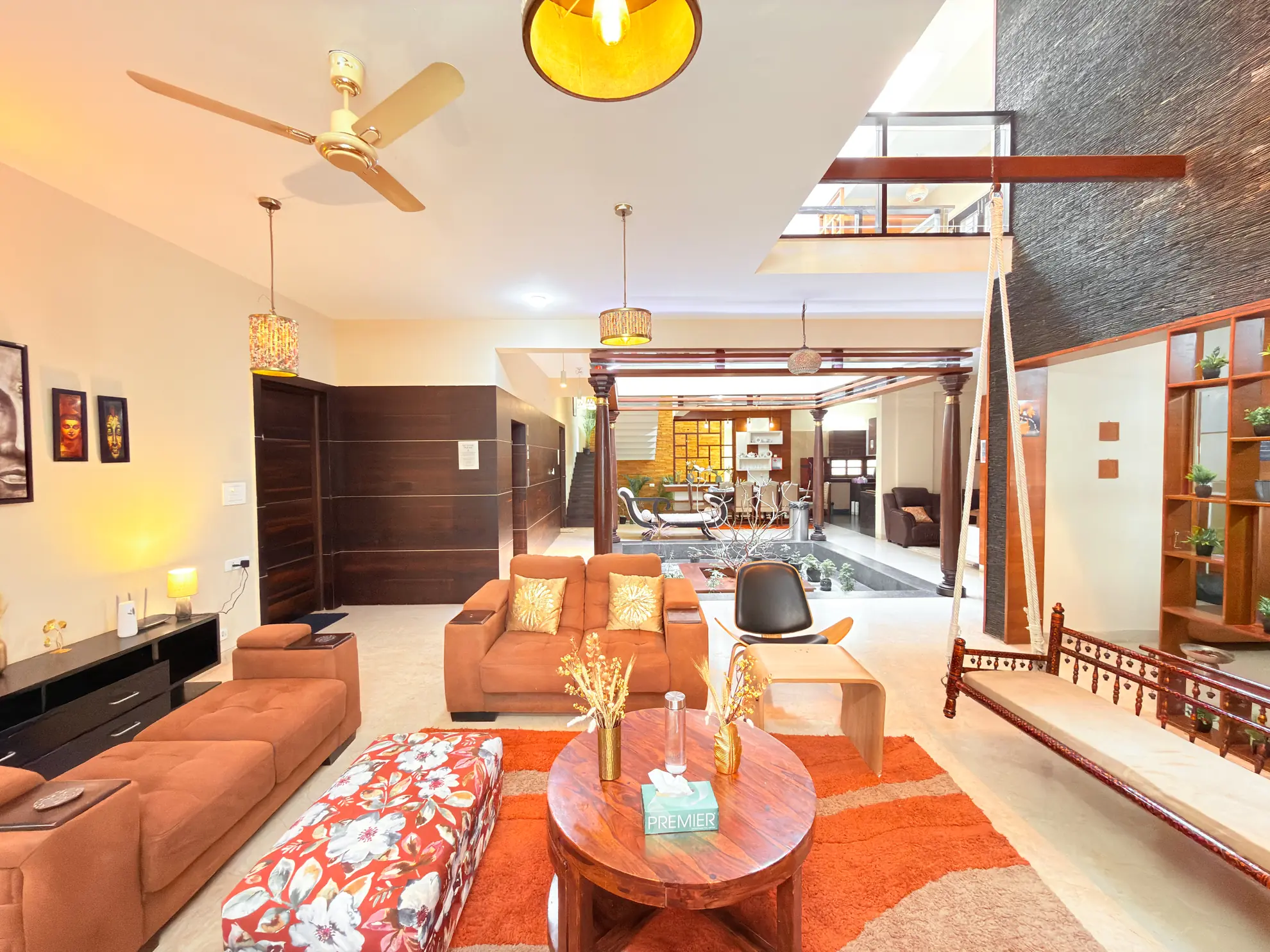 Living Area 7 at Lagoon Luxe, Bengaluru