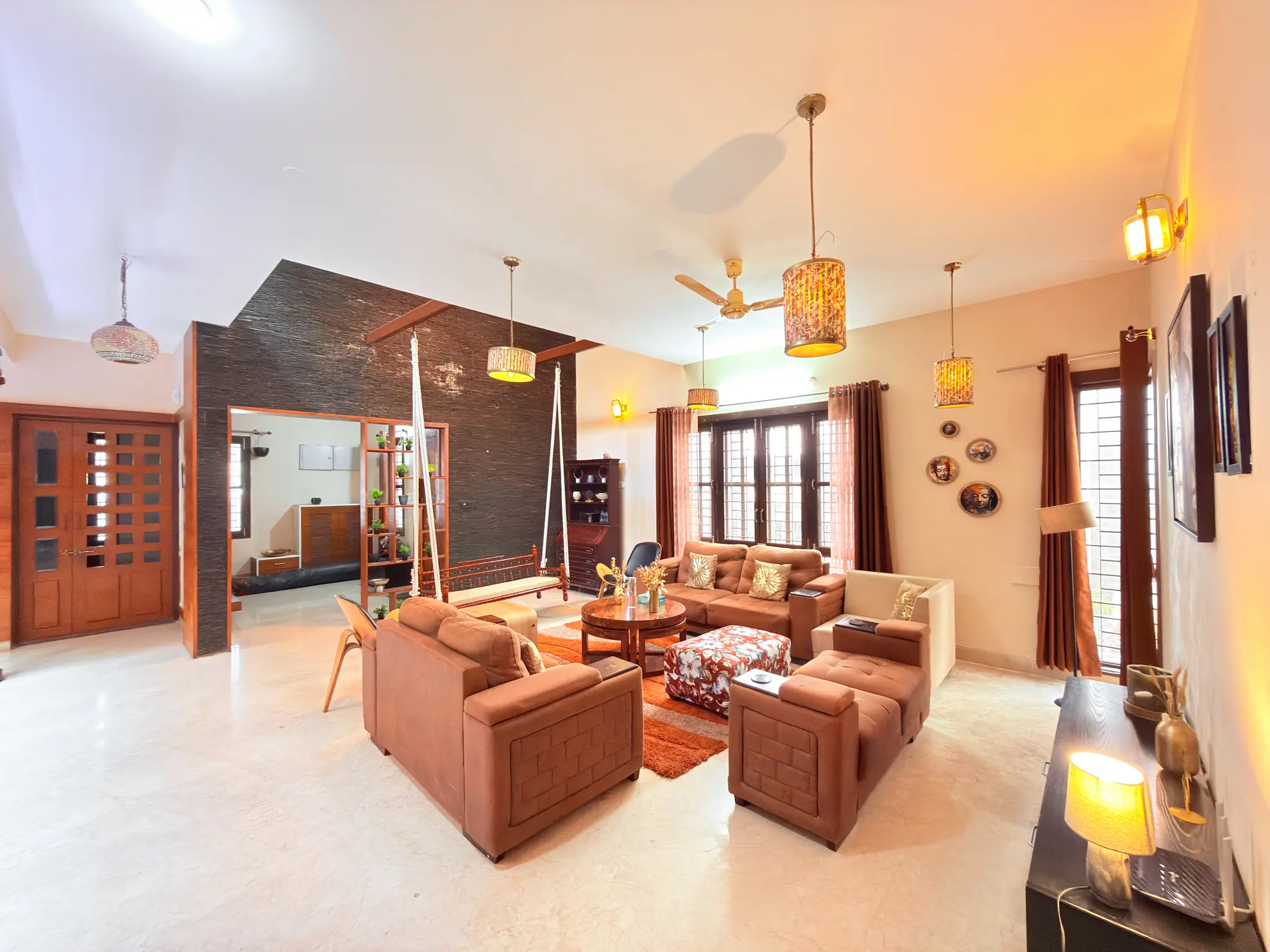 Living Area 3 at Lagoon Luxe, Bengaluru