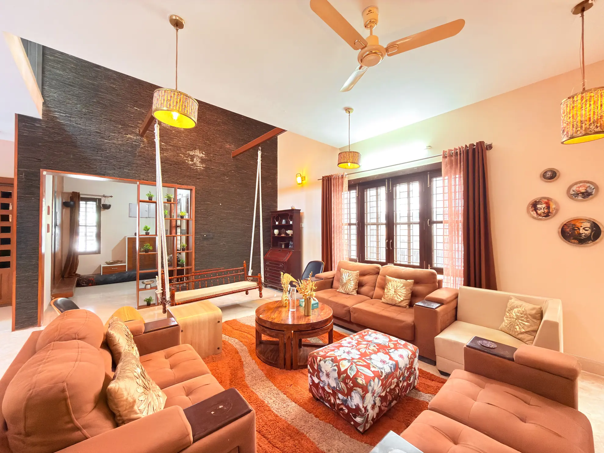 Living Area at Lagoon Luxe, Bengaluru