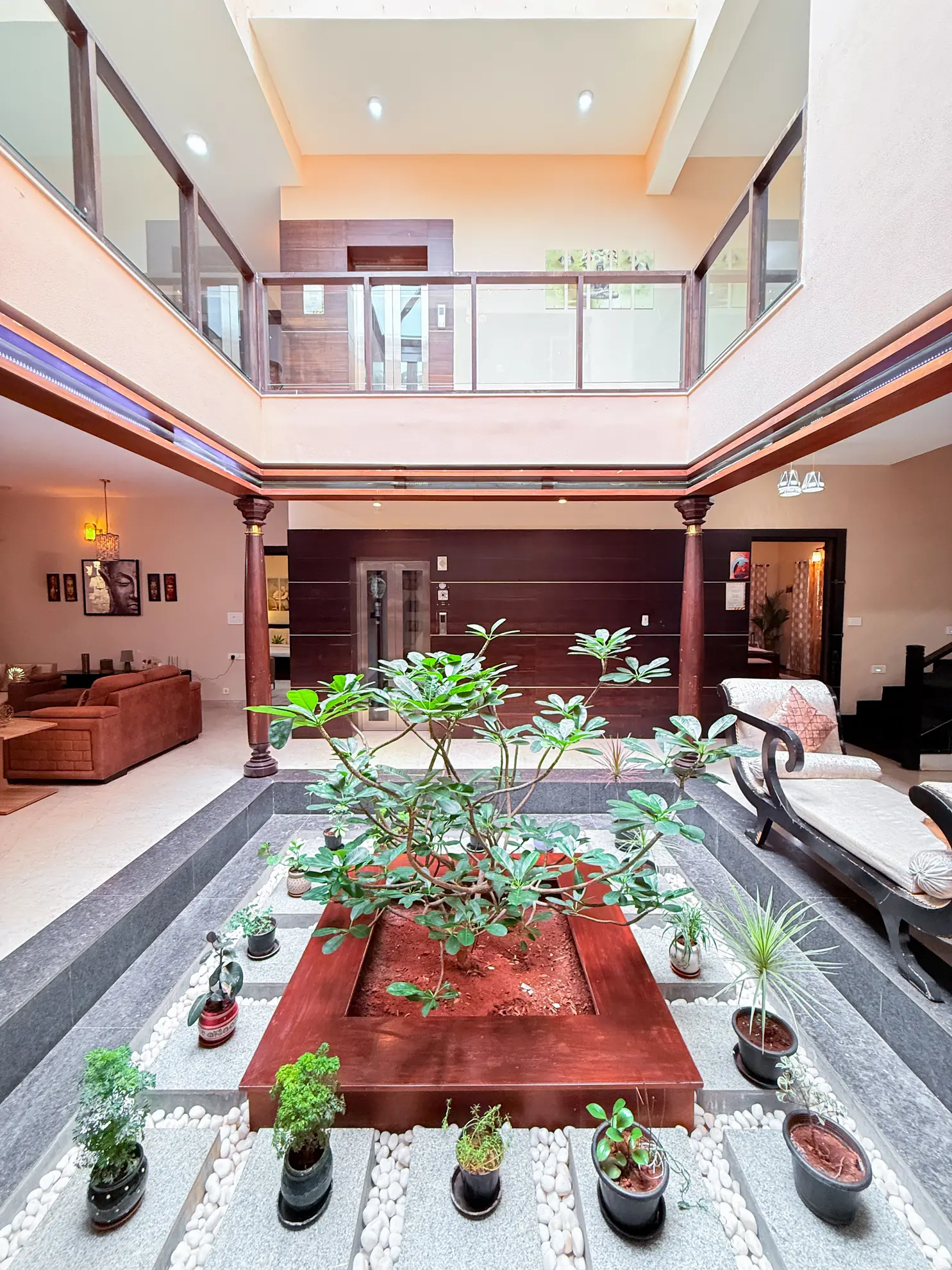 Indoor Courtyard 4 at Lagoon Luxe, Bengaluru