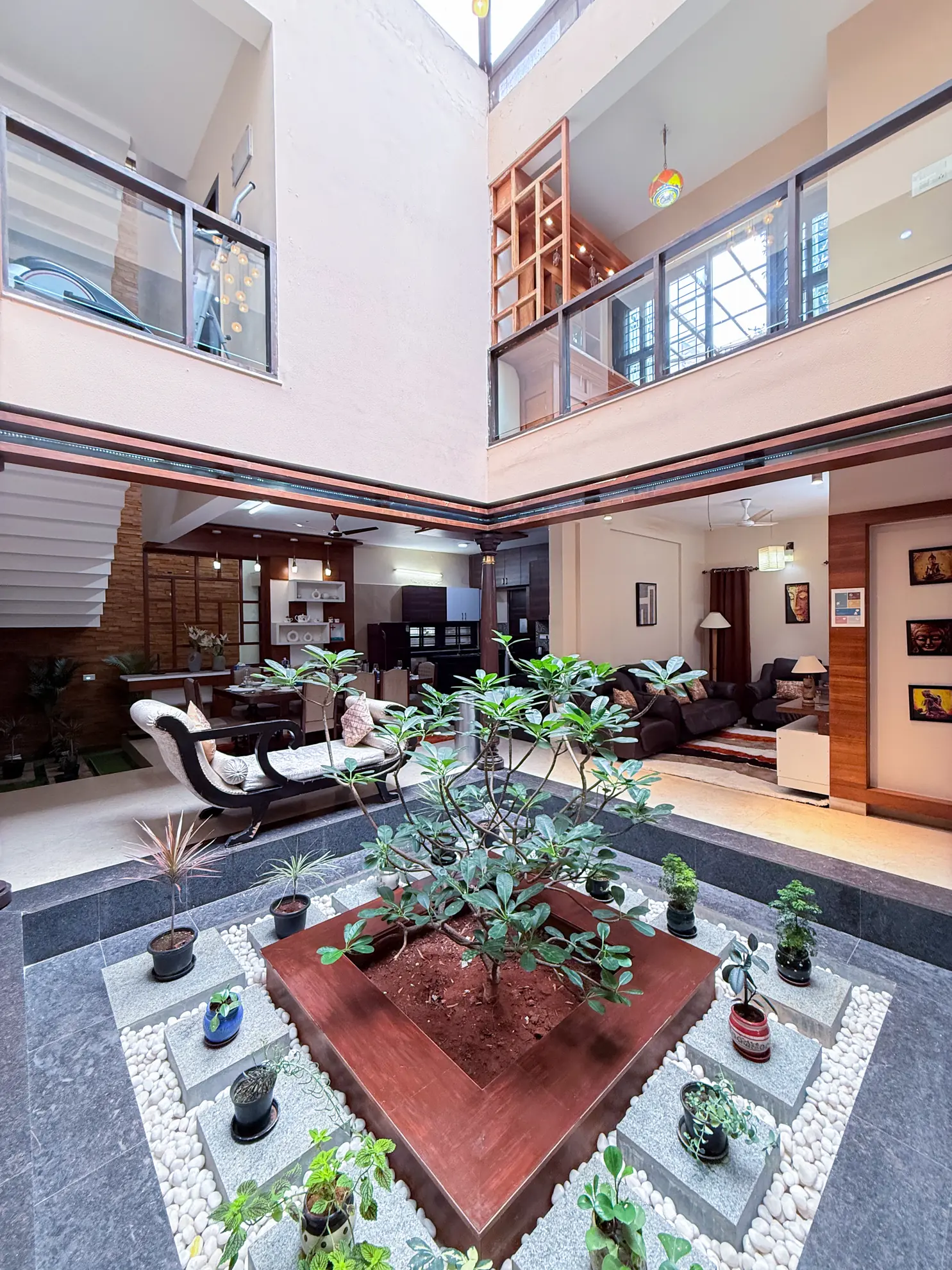 Indoor Courtyard 6 at Lagoon Luxe, Bengaluru