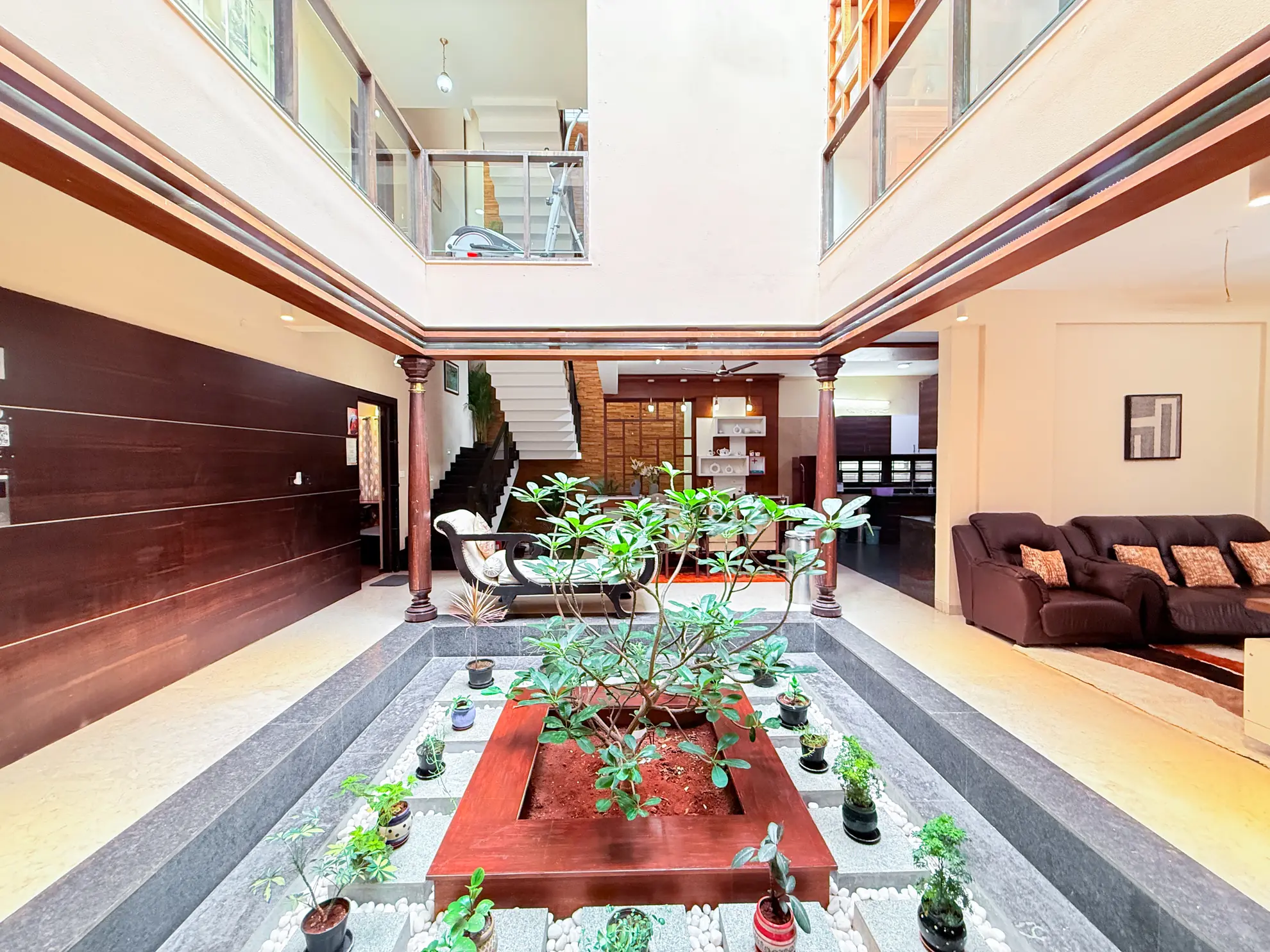 Indoor Courtyard 1 at Lagoon Luxe, Bengaluru