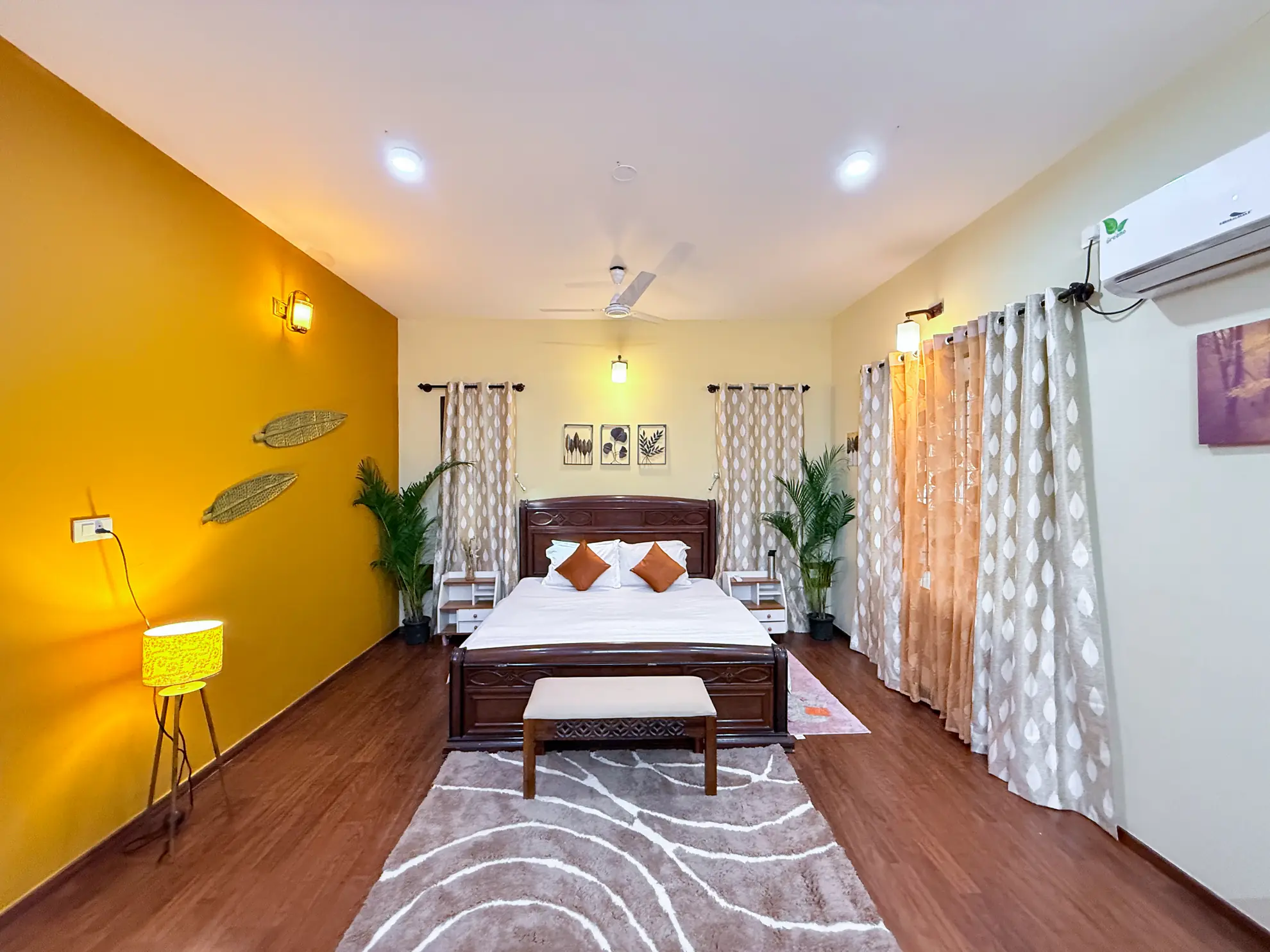First Bedroom 2 at Lagoon Luxe, Bengaluru
