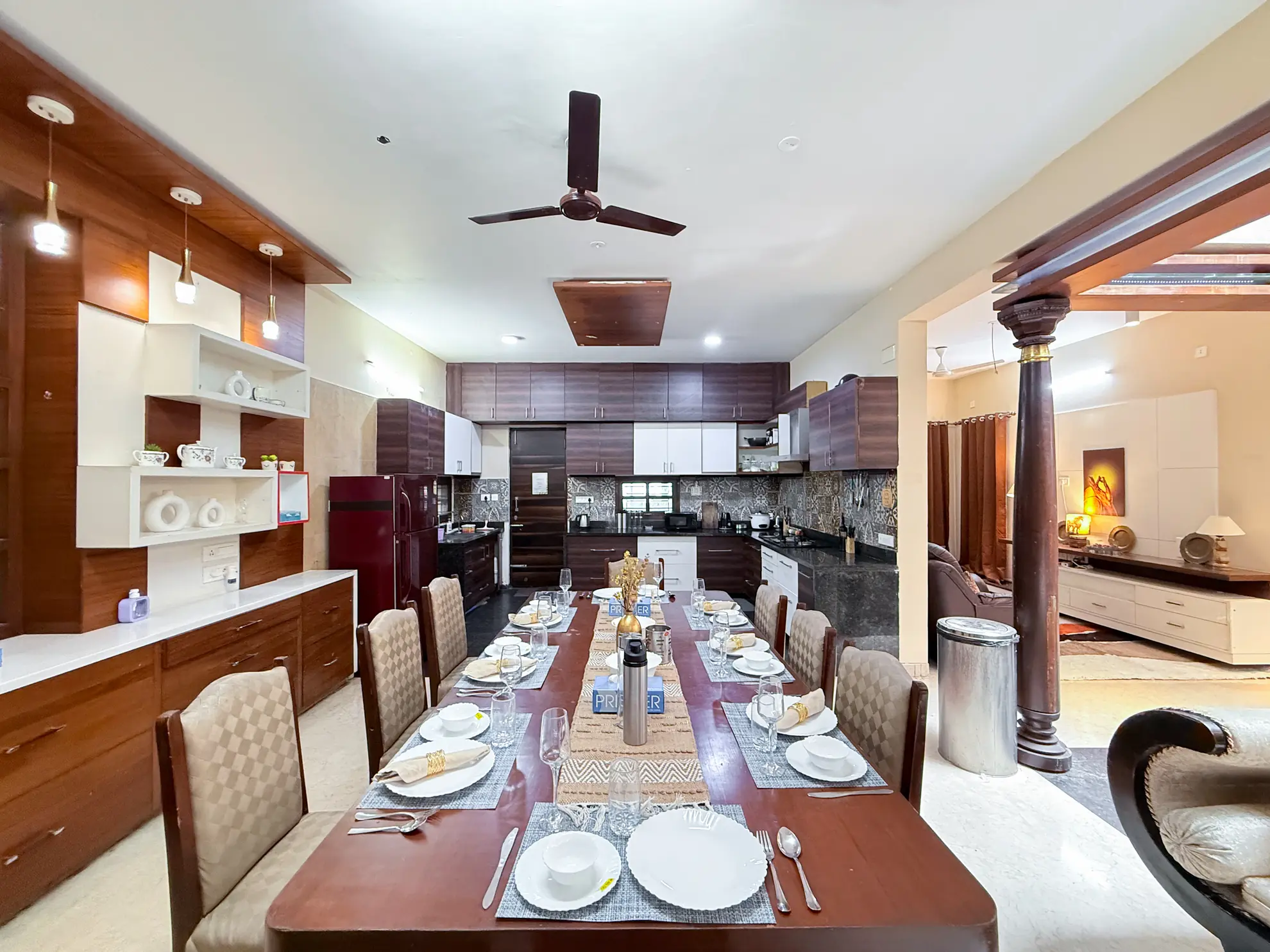Dining Area 5 at Lagoon Luxe, Bengaluru