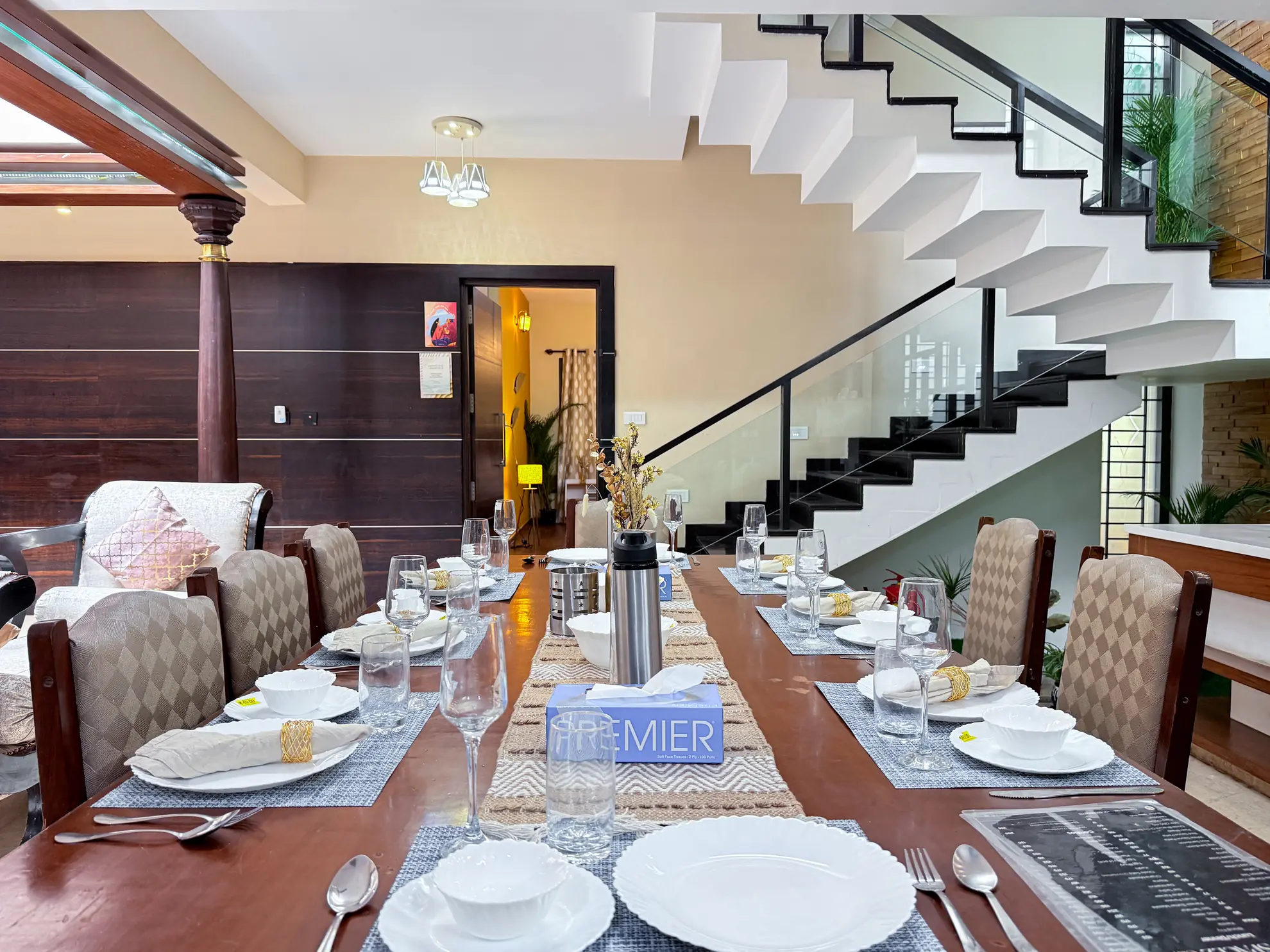 Dining Area 2 at Lagoon Luxe, Bengaluru