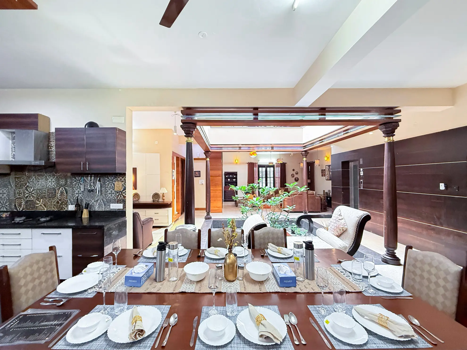 Dining Area 3 at Lagoon Luxe, Bengaluru