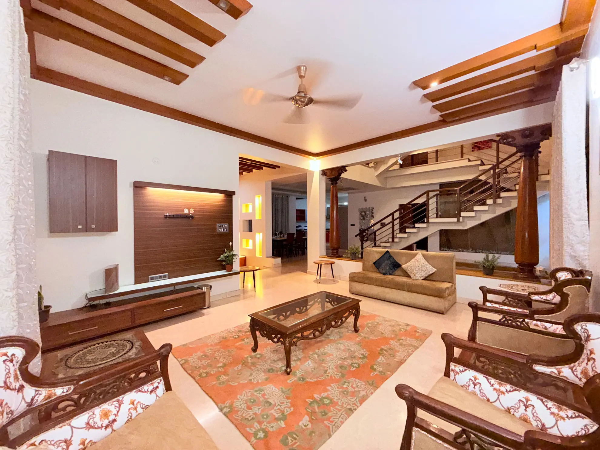 Living Area at Terra Nest, Bengaluru