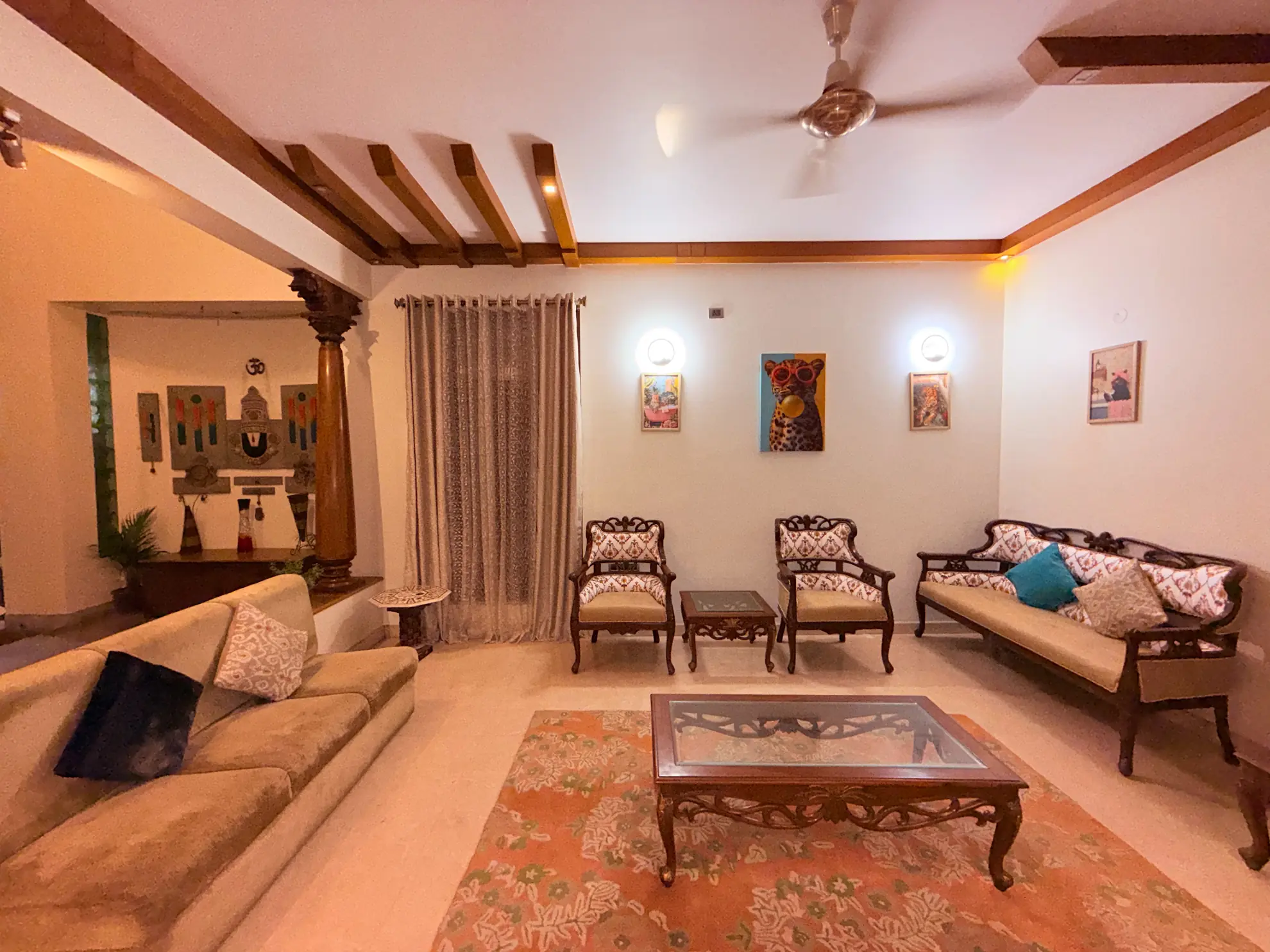 Living Area 2 at Terra Nest, Bengaluru