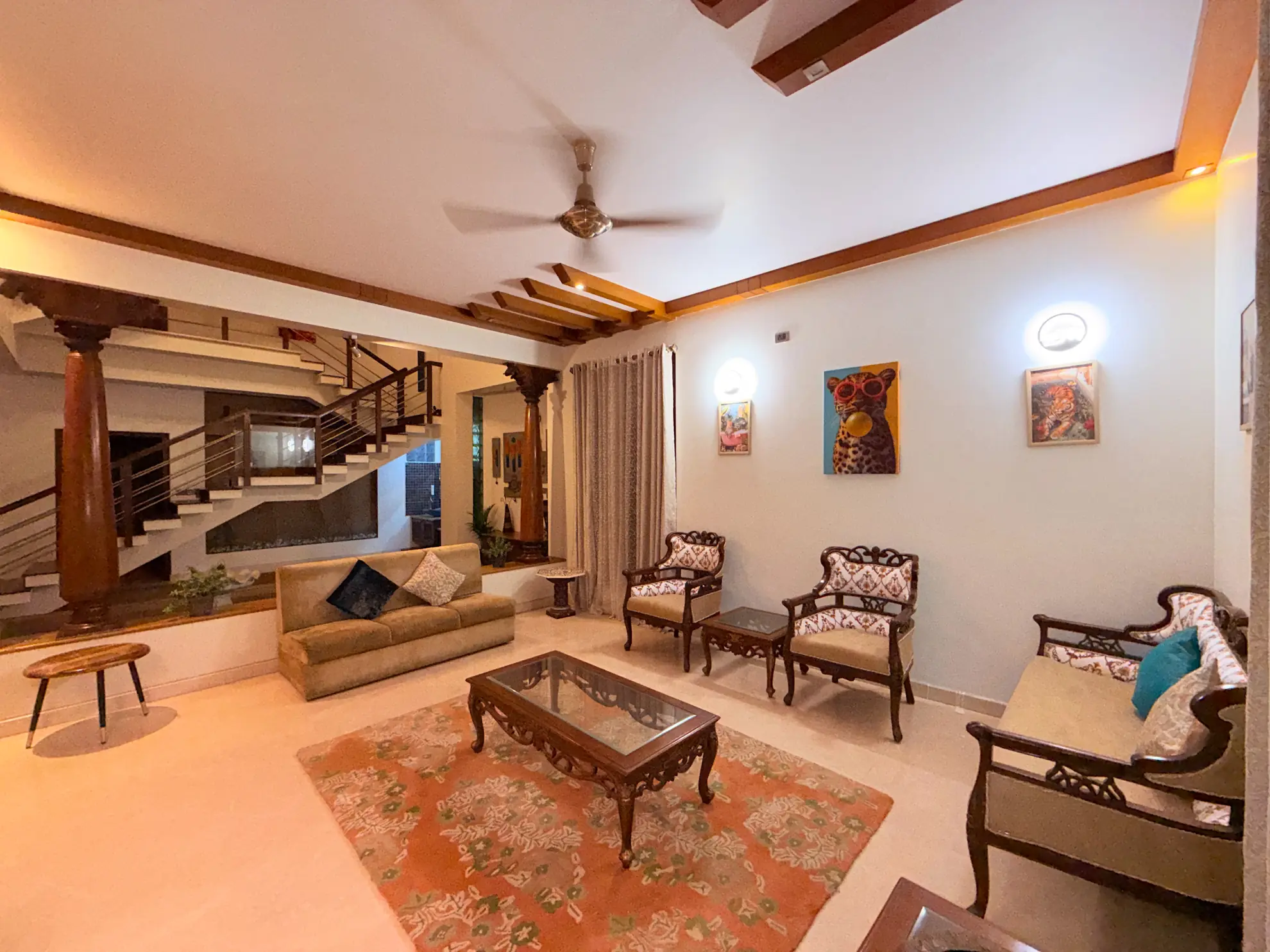 Living Area 3 at Terra Nest, Bengaluru