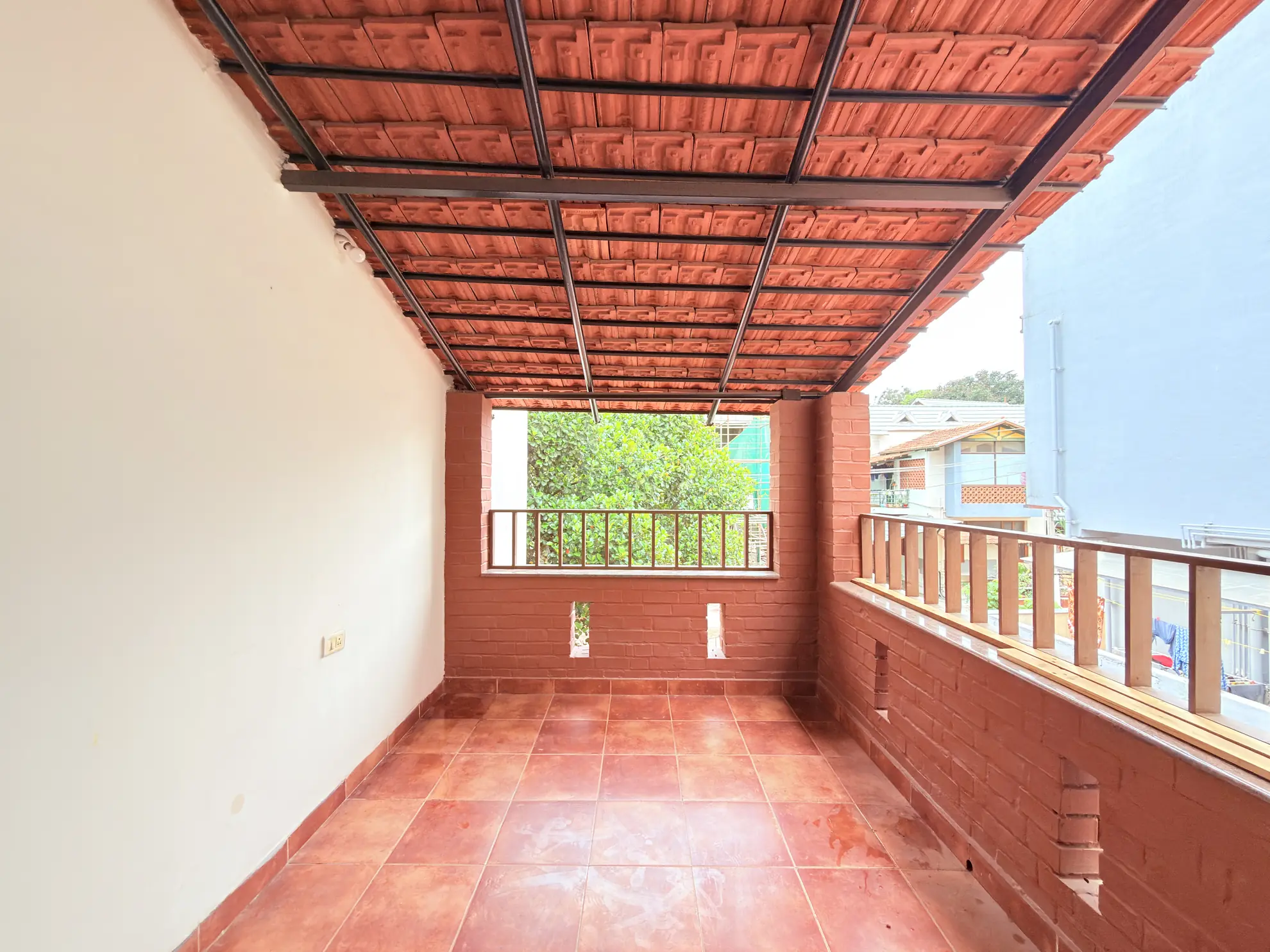 Balcony at Sunny Brooks, Bengaluru