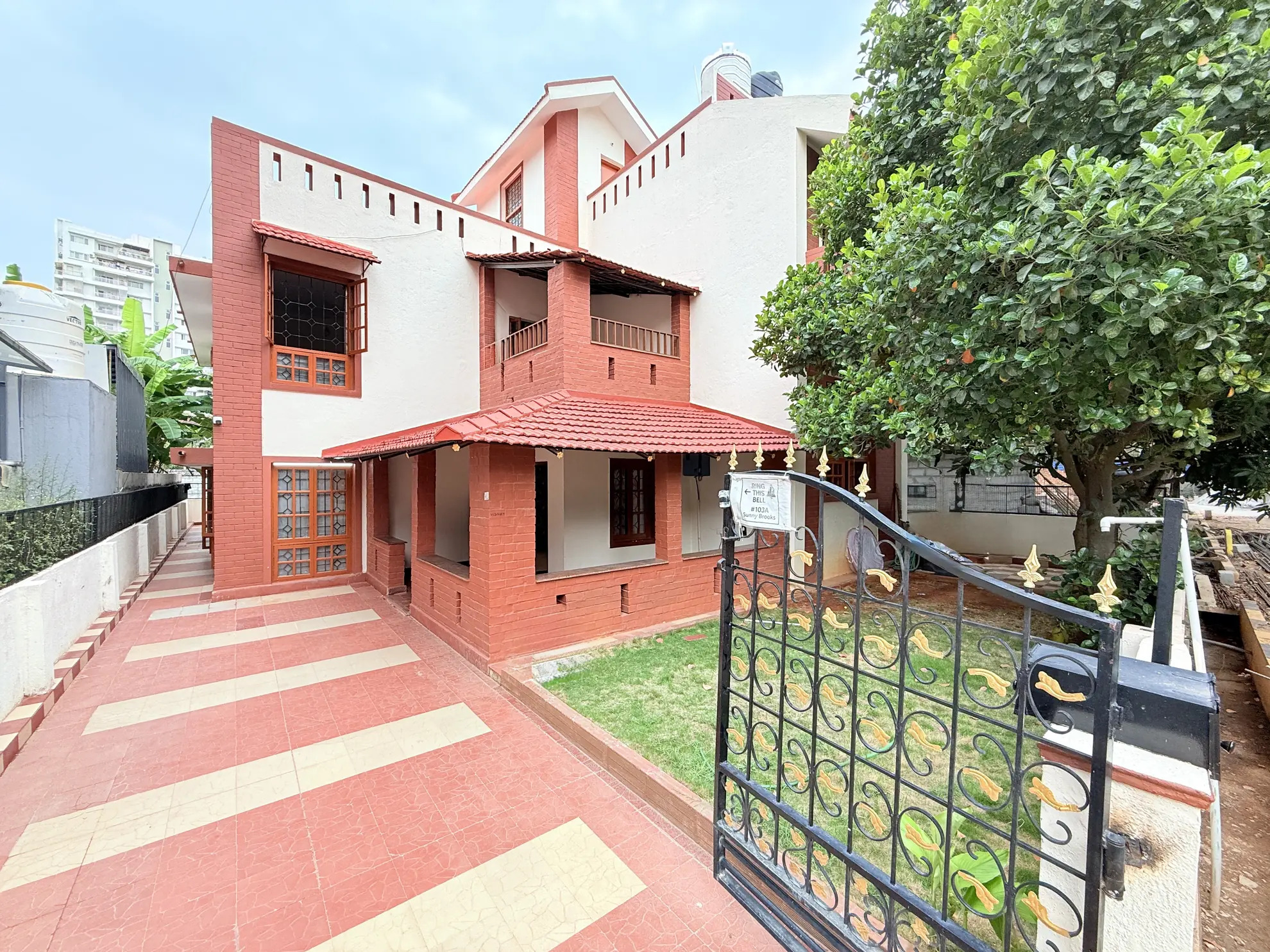 Entrance and Parking at Sunny Brooks, Bengaluru