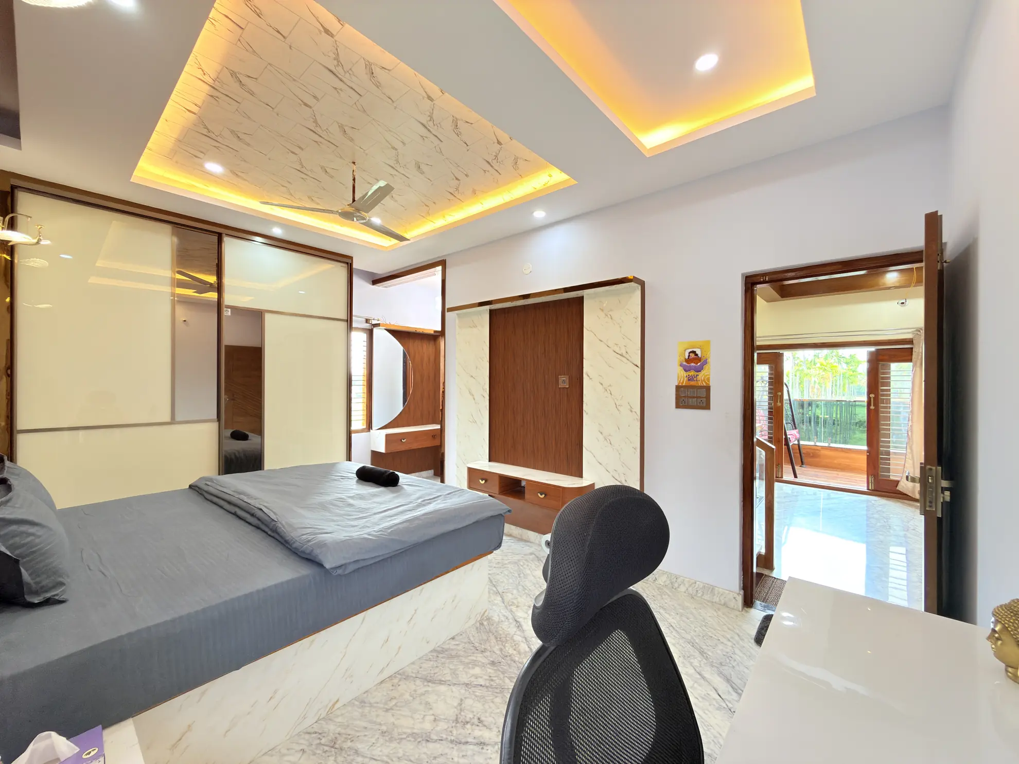 Third Bedroom 5 at Palm Breeze, Bengaluru