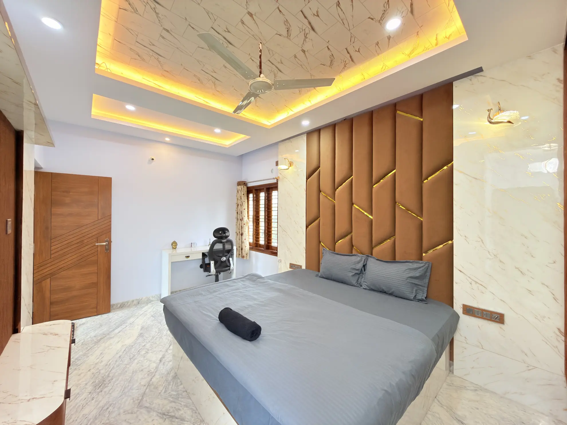 Third Bedroom 3 at Palm Breeze, Bengaluru