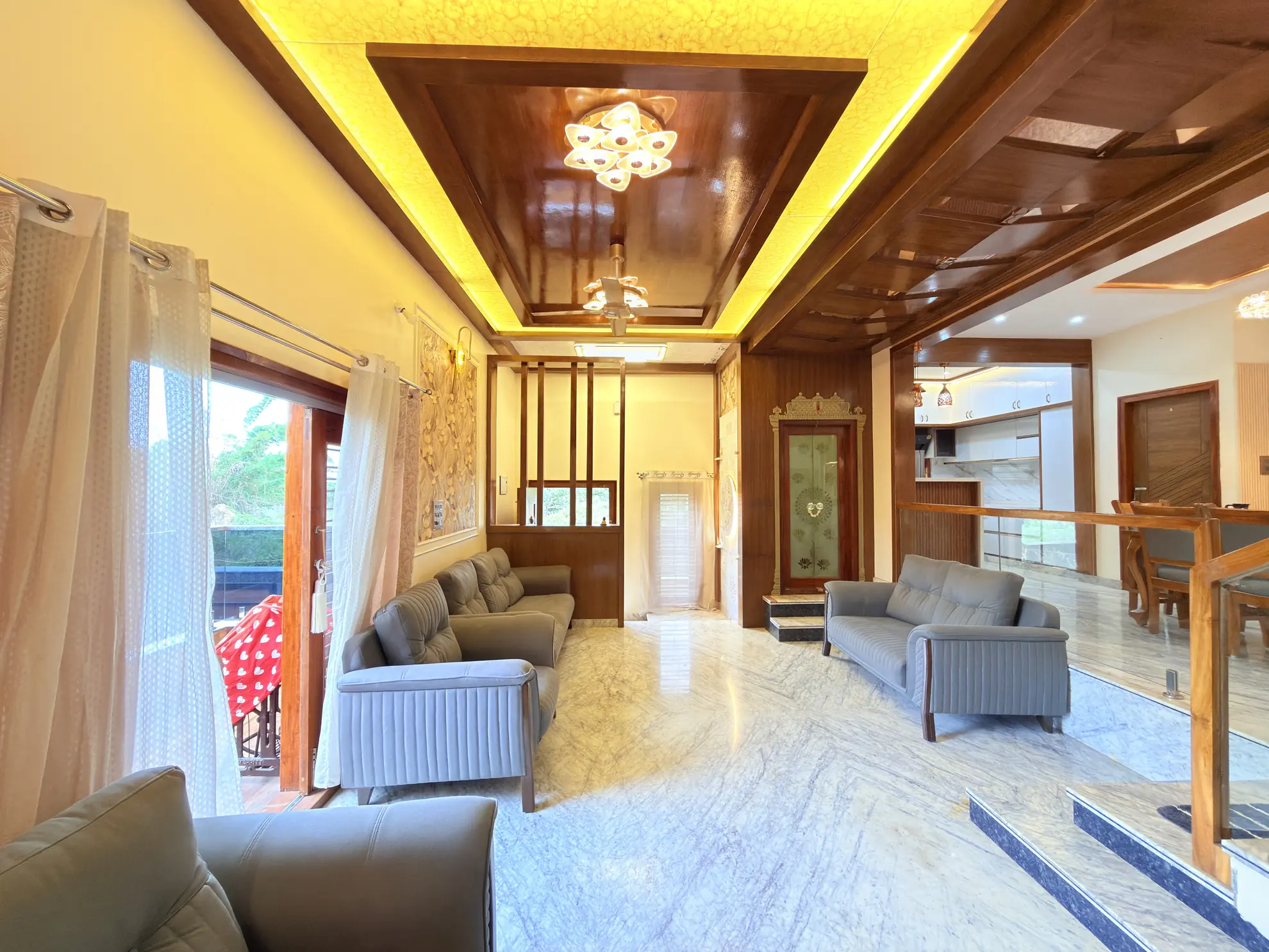 Living Area 6 at Palm Breeze, Bengaluru