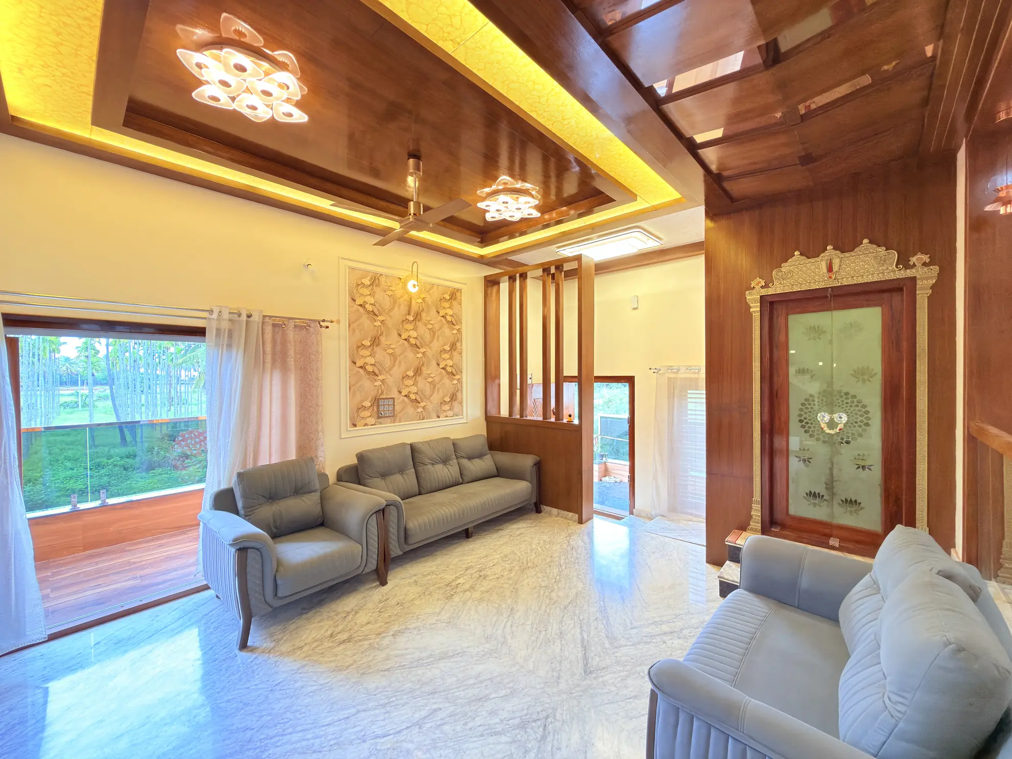 Living Area 5 at Palm Breeze, Bengaluru