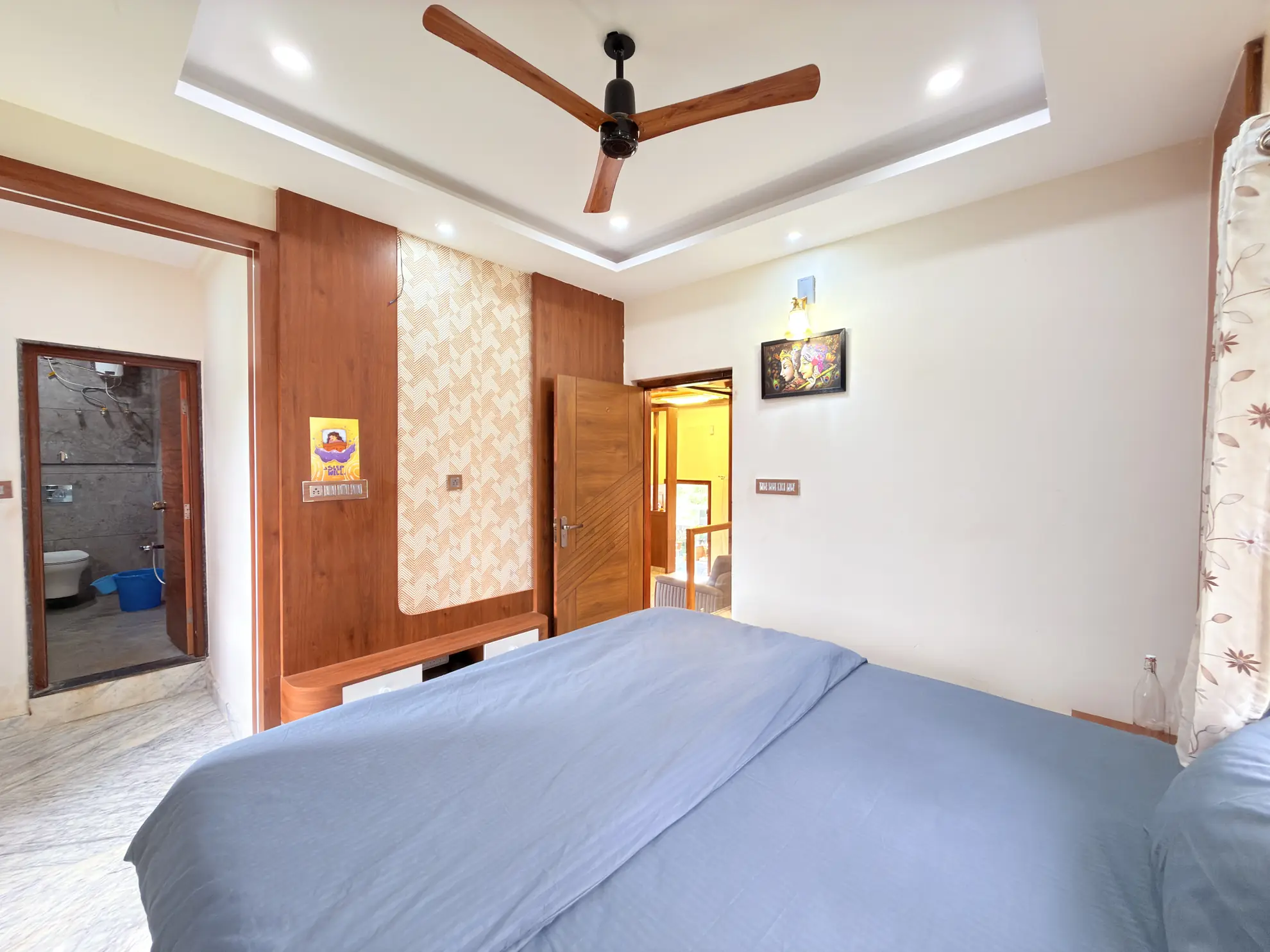 First Bedroom 4 at Palm Breeze, Bengaluru
