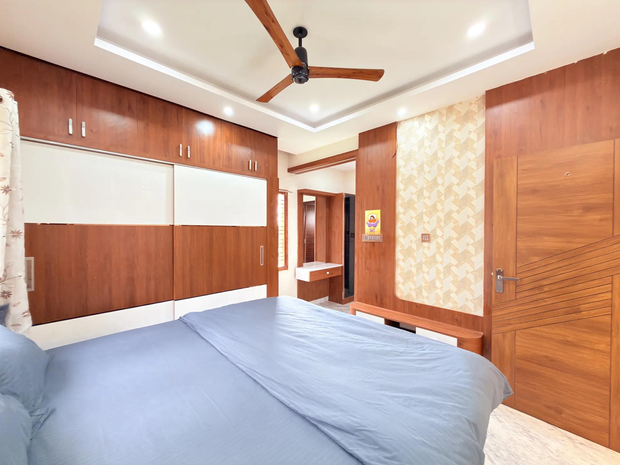 First Bedroom 5 at Palm Breeze, Bengaluru