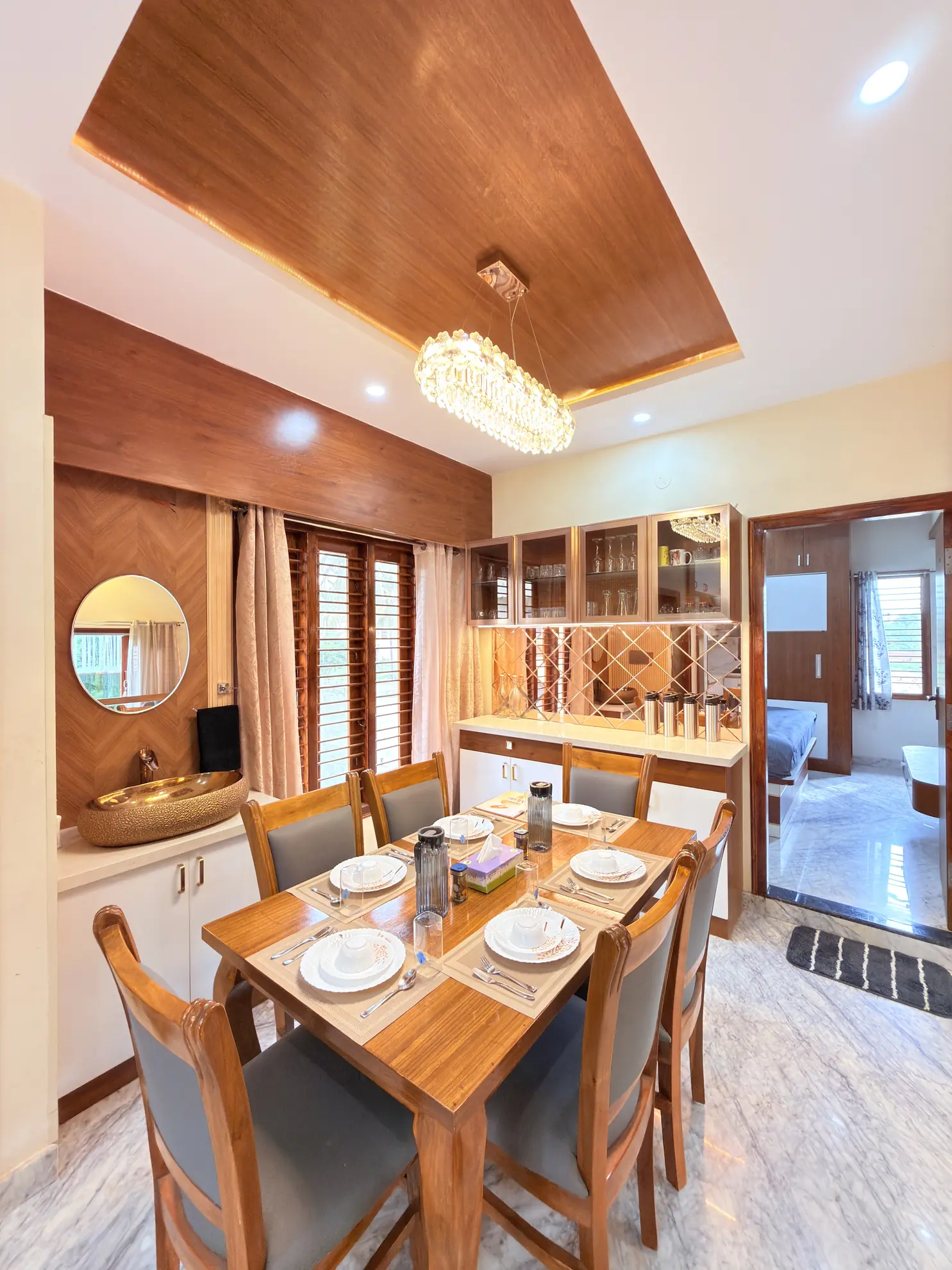 Dining Area 4 at Palm Breeze, Bengaluru