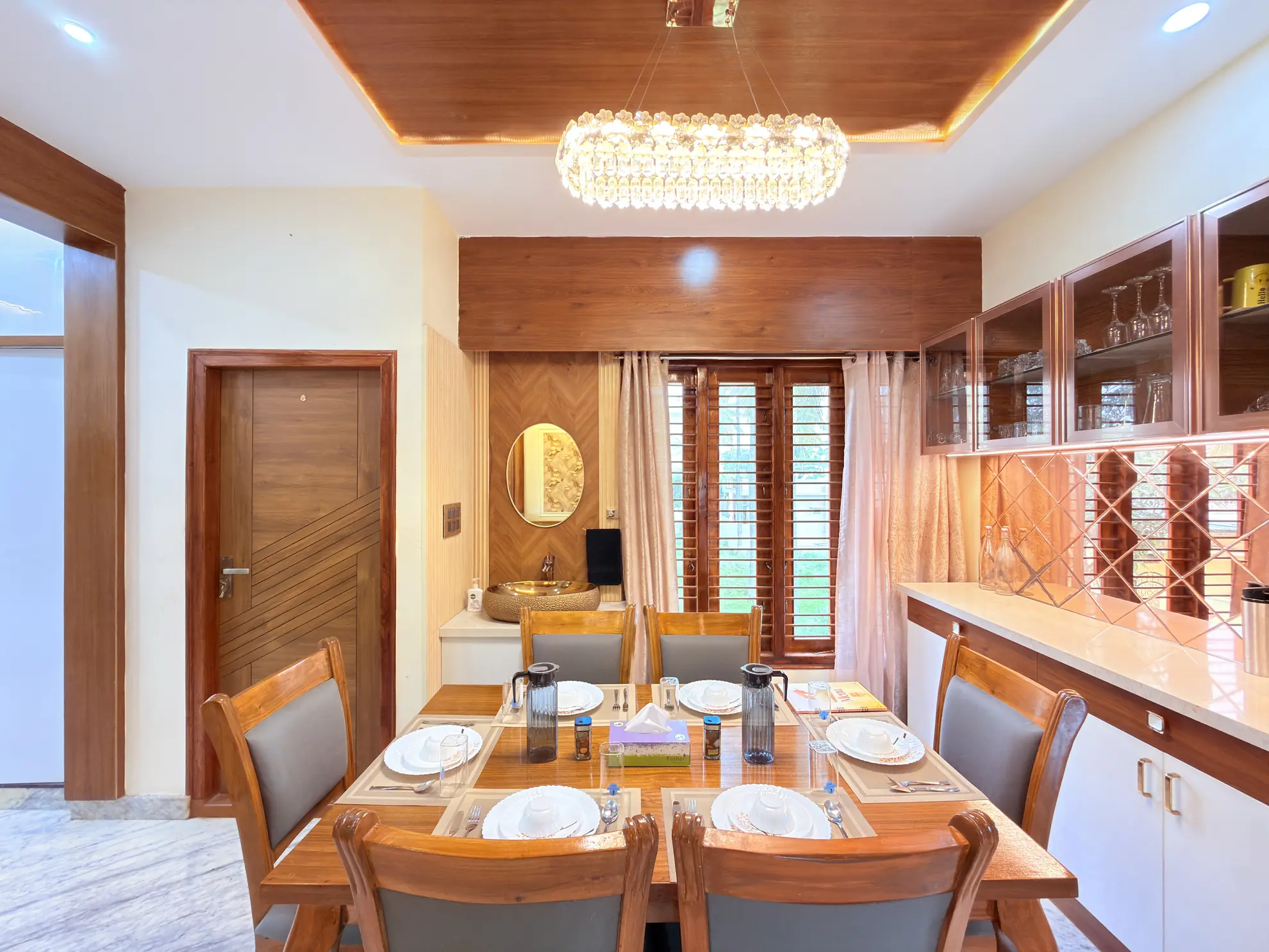 Dining Area 3 at Palm Breeze, Bengaluru