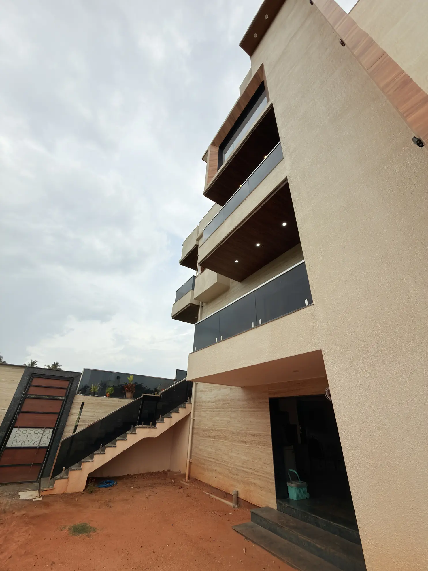 Entrance and Parking 7 at Palm Breeze, Bengaluru